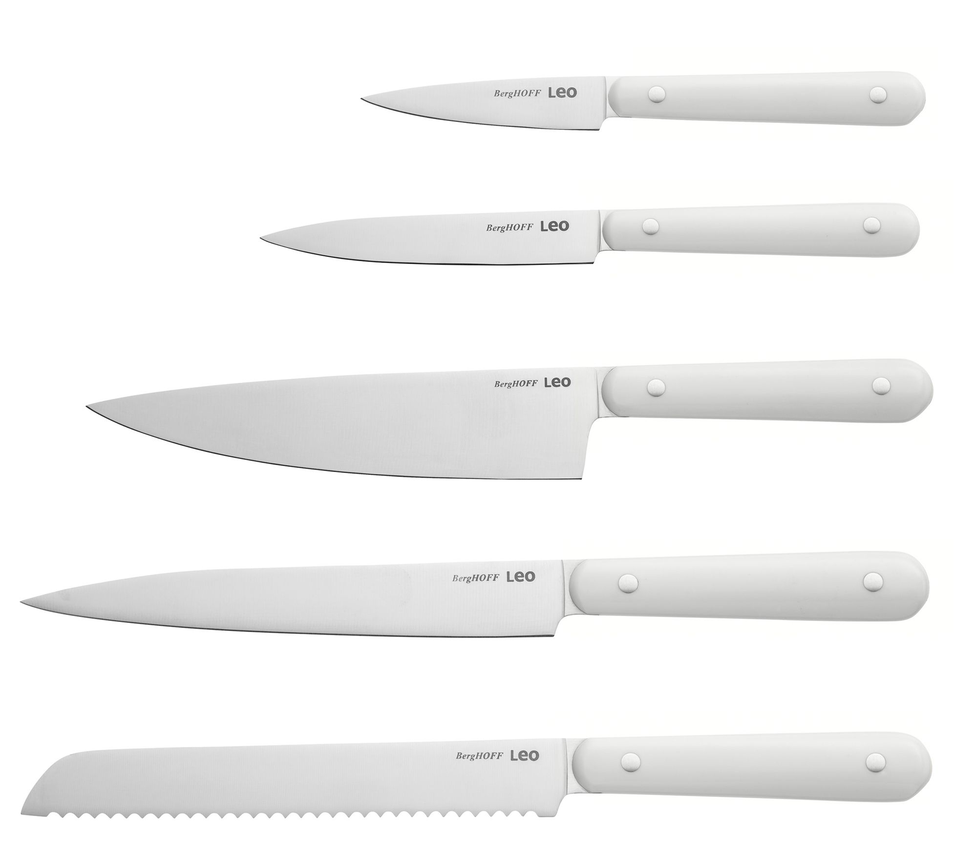 BergHOFF Stainless Steel 5Pc Complete Knife Set