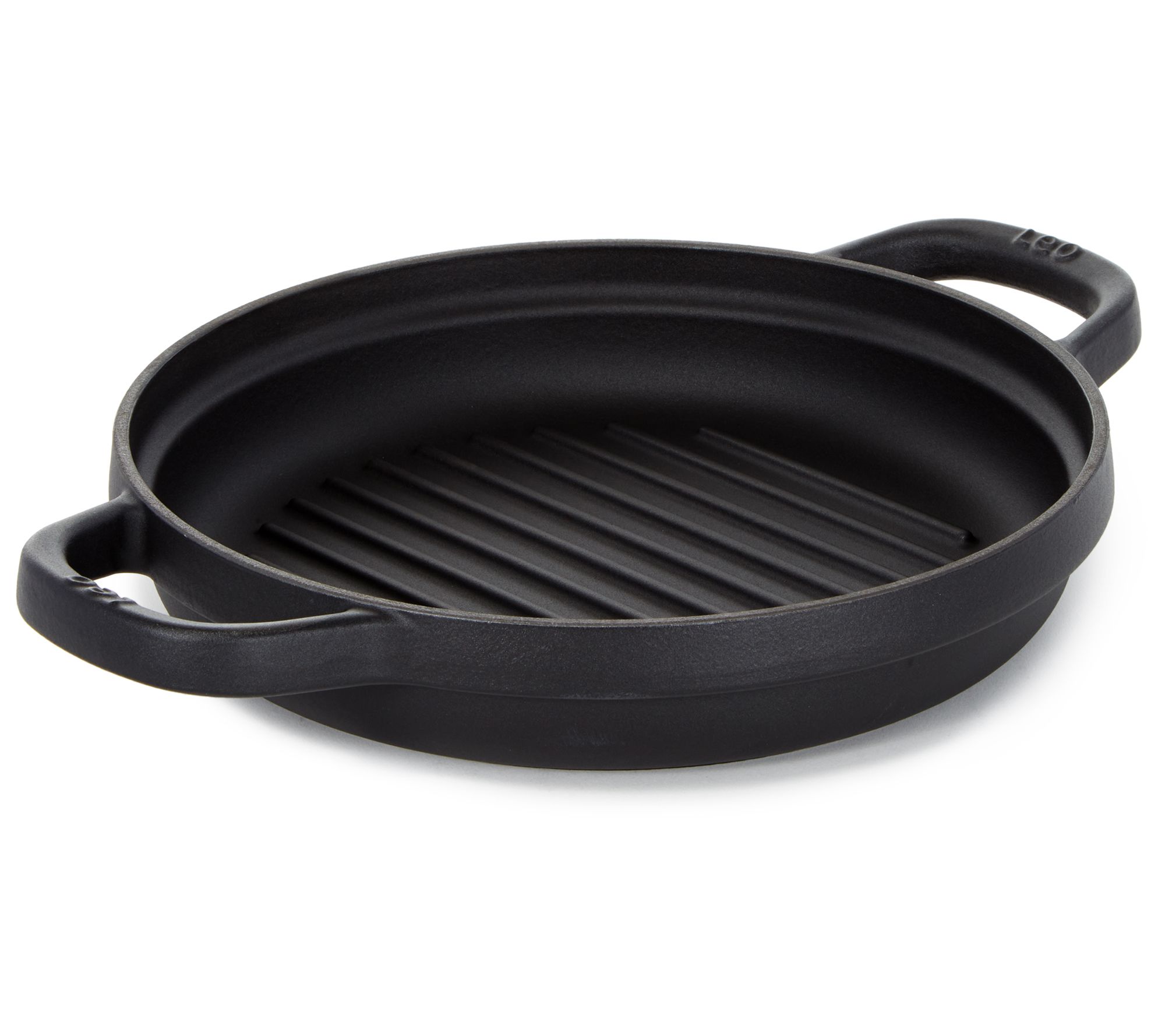 BergHOFF 10.25" Graphite Enamel Cast Iron RoundGrill Pan