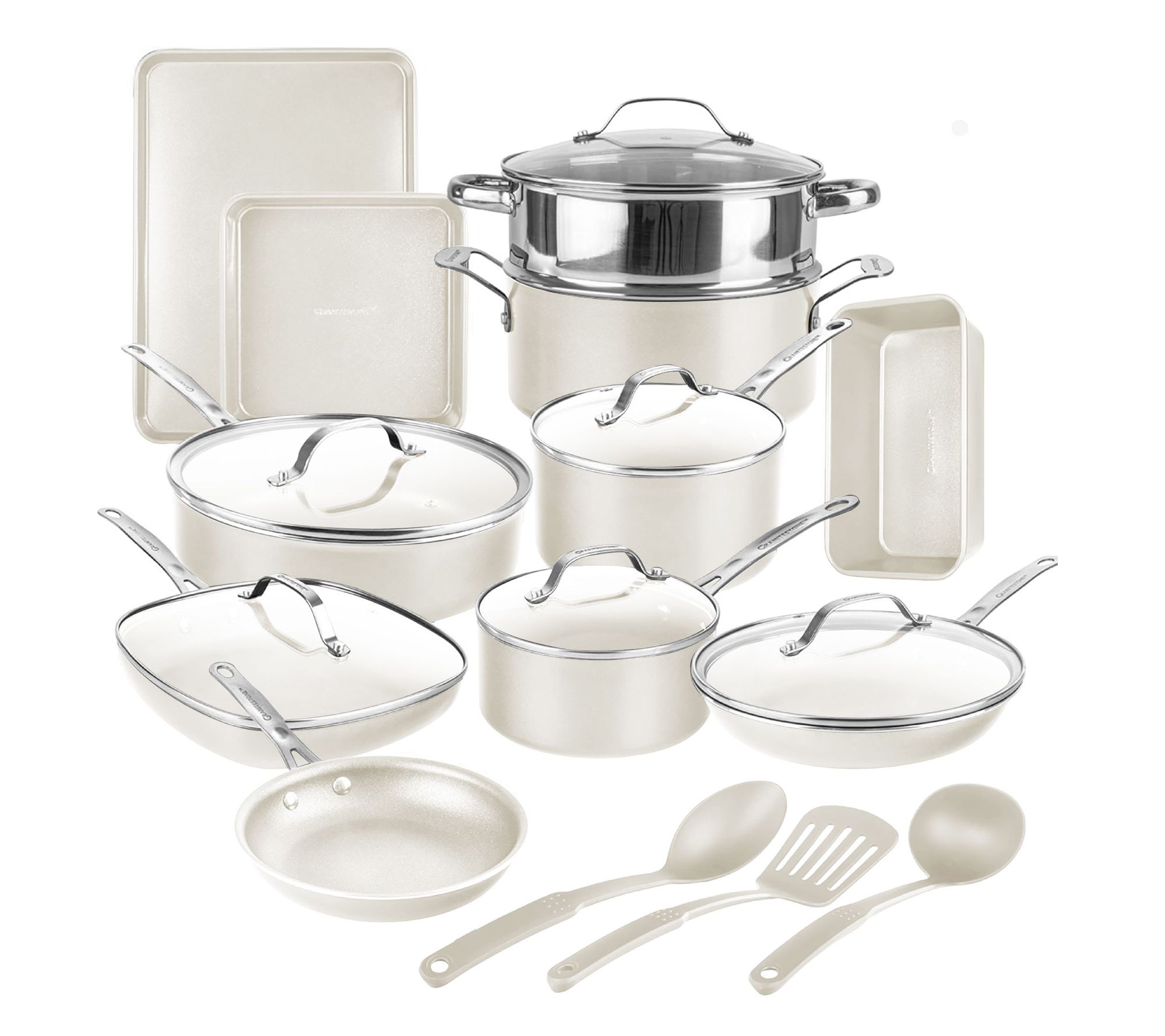 Gotham Steel Naturals 20-Piece Nonstick CeramicCookware Set