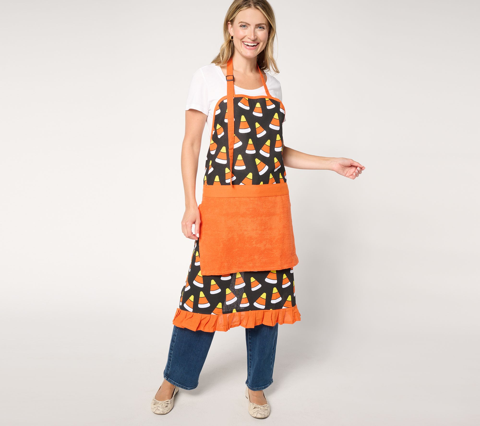 "As Is" Temp-tations Special Edition Seasonal Apron w/2 Towels