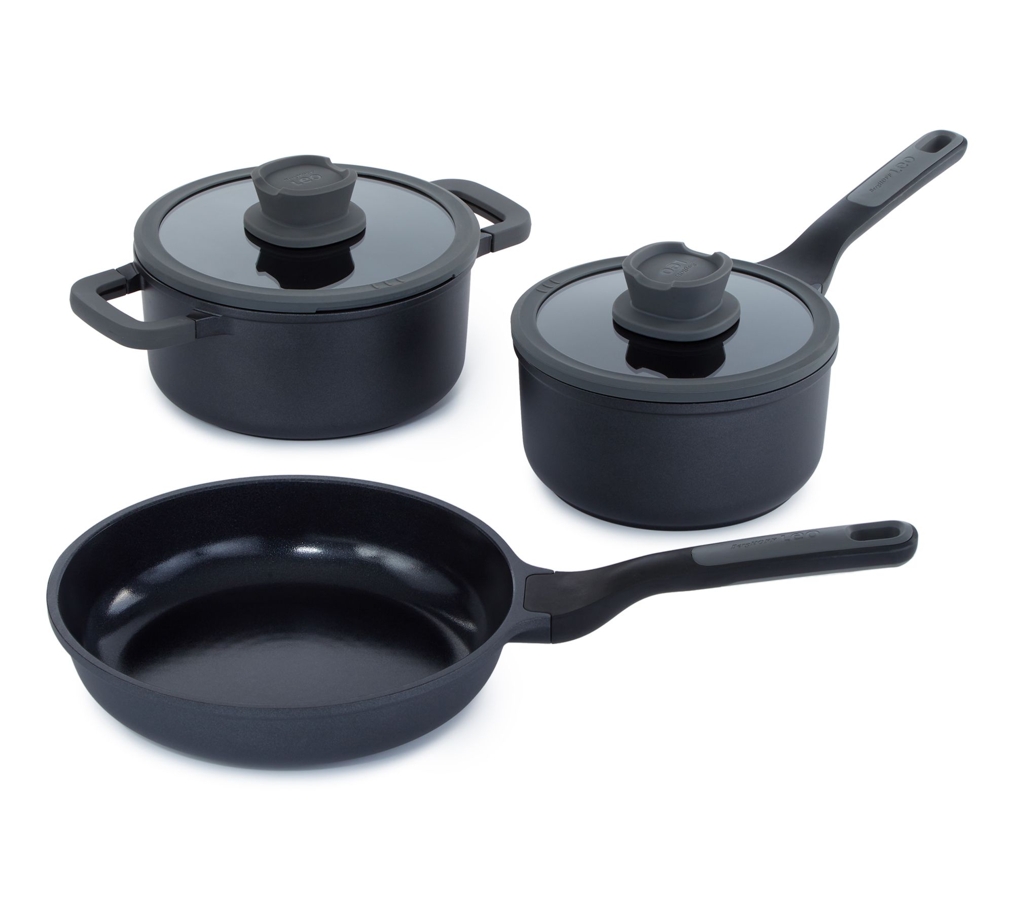 BergHOFF Stone+ 5-Pc Nonstick Ceramic CookwareSet, Recycled