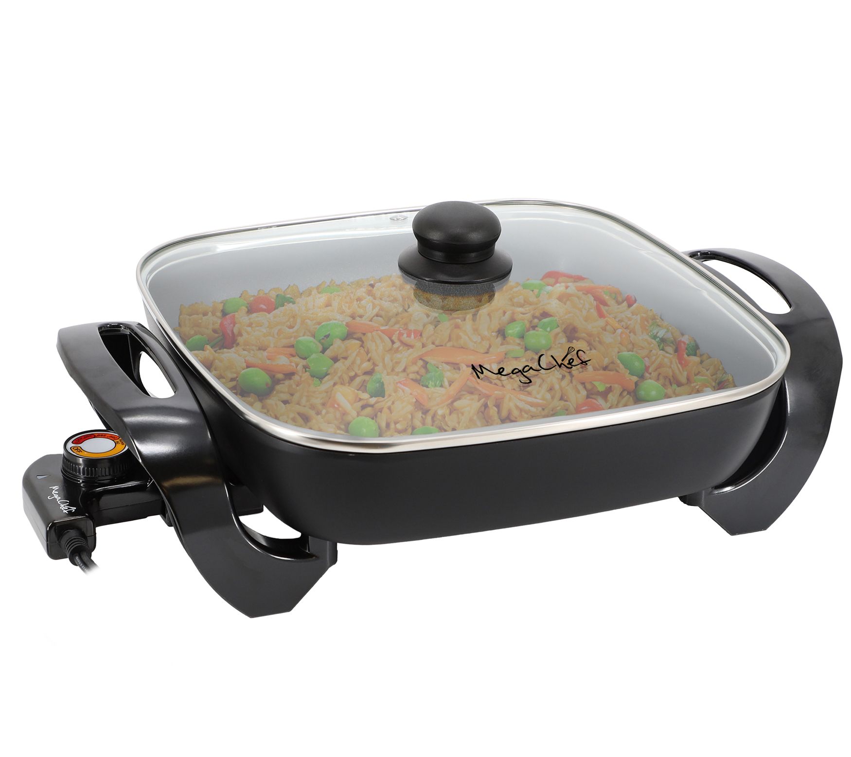 MegaChef 11.81" Non-Stick Coated Electric Skillet