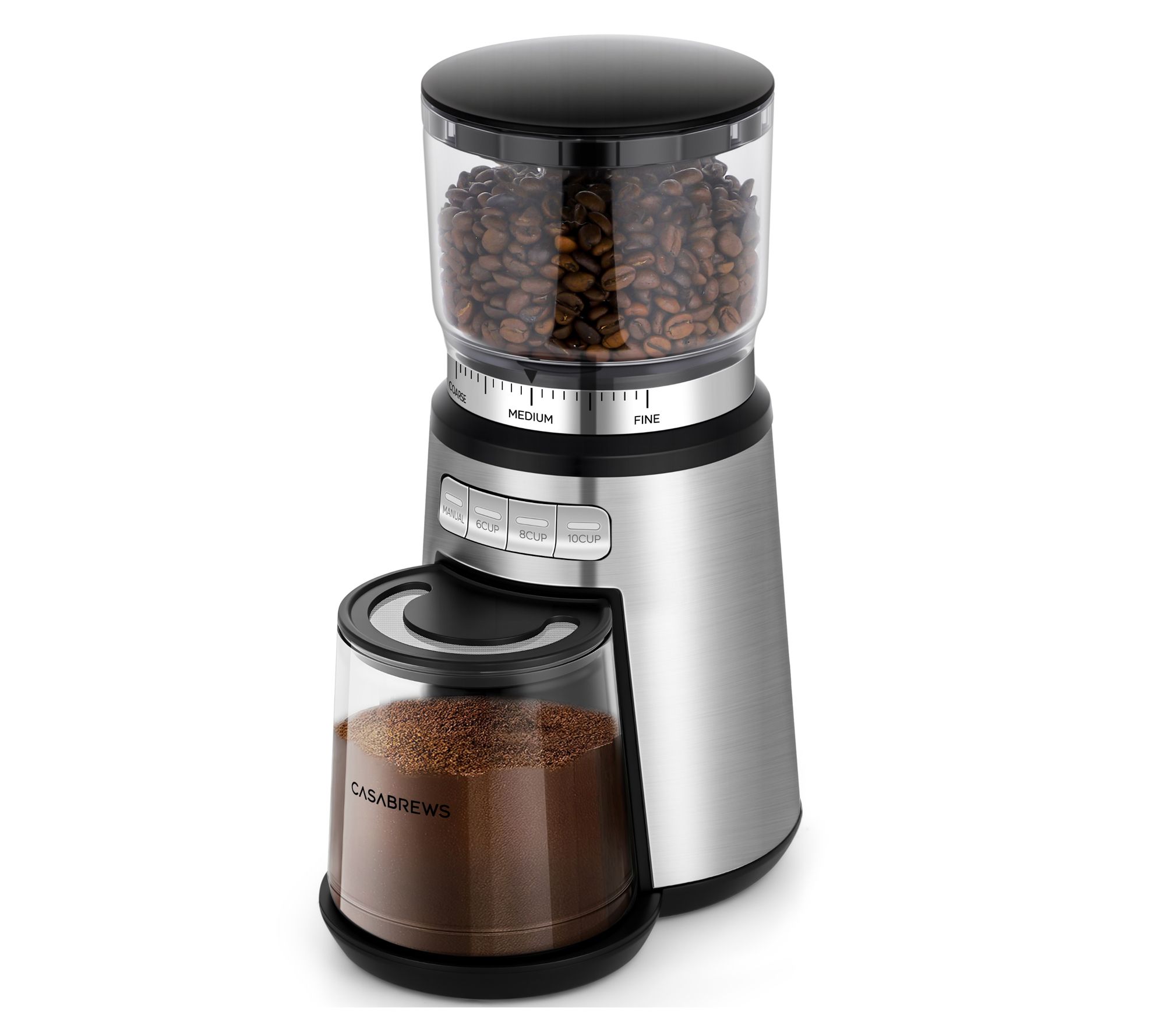 CASABREWS Burr Coffee Grinder - 4-Preset s, 20Fineness Levels
