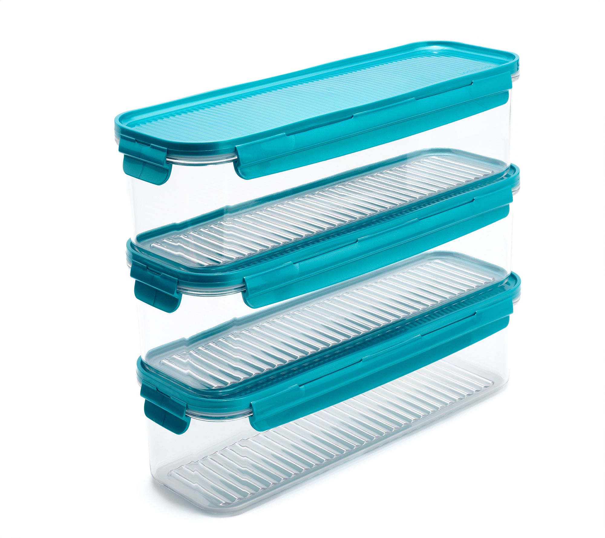 LocknLock Set of (3) 7.5-Cup Tritan Rectangles