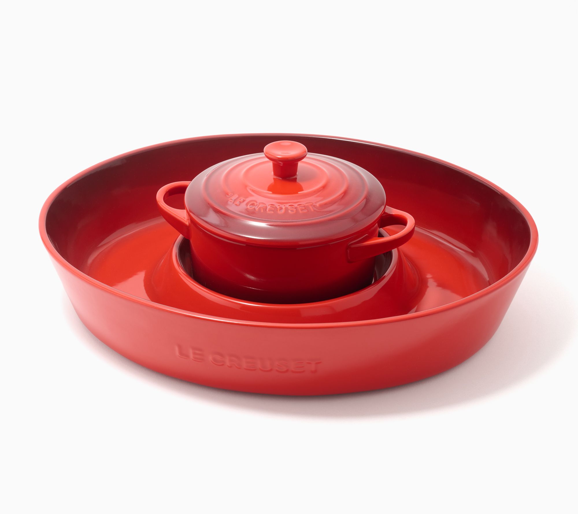 Le Creuset Chip & Dip w/ 24-oz Mini Cocotte