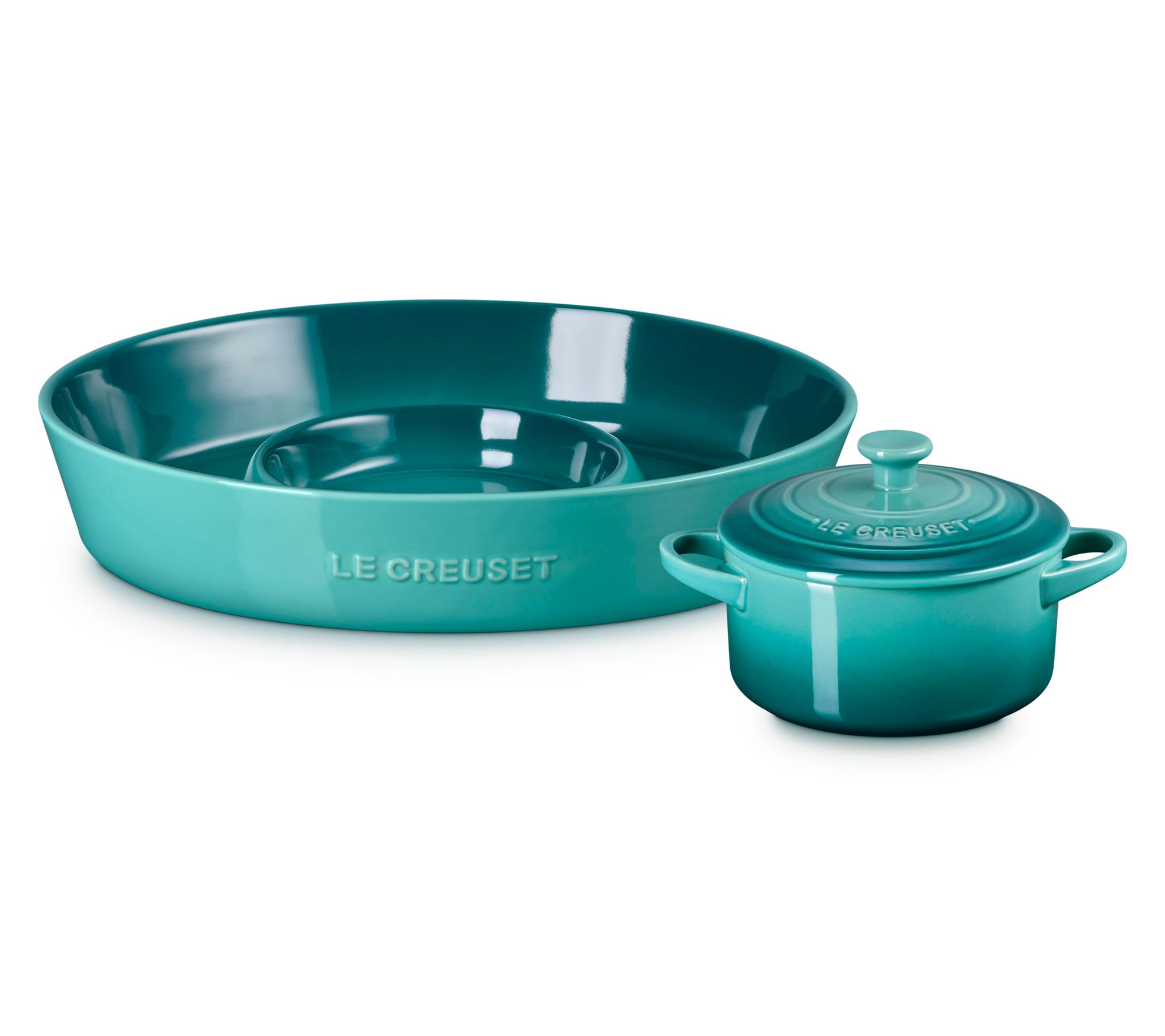 Le Creuset Chip & Dip w/ 24-oz Mini Cocotte