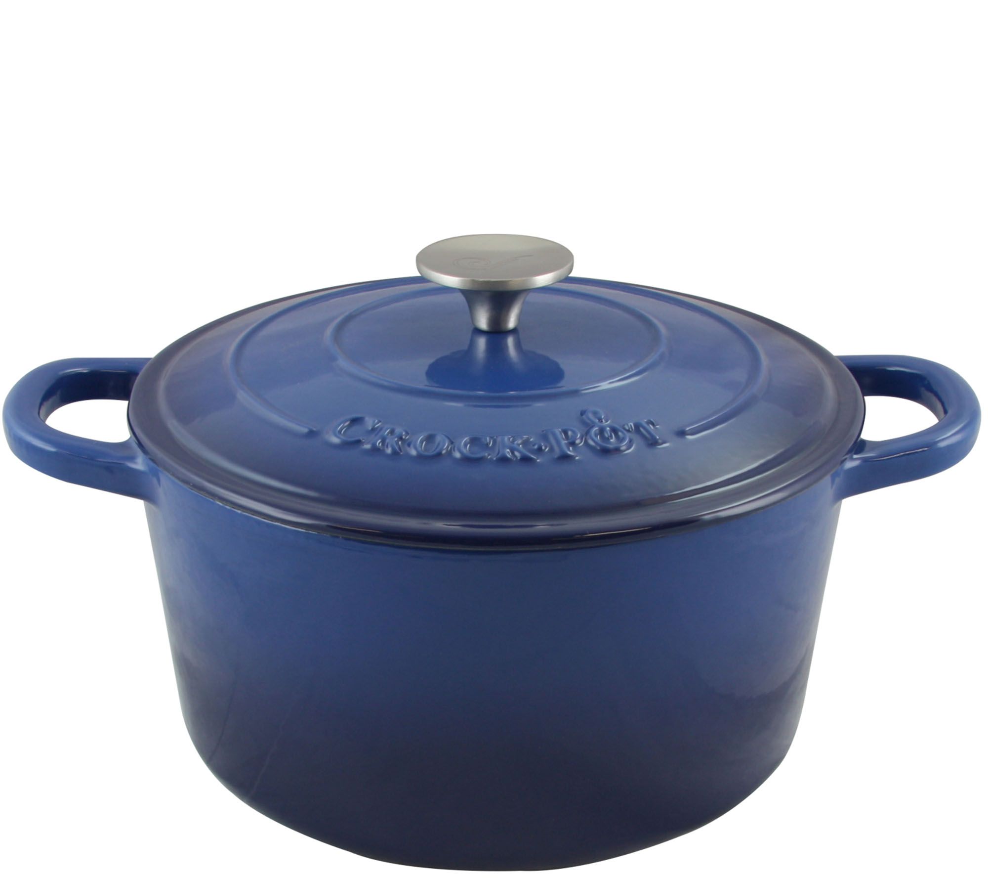 Crock-Pot Artisan 5-Quart Round Enameled Cast-Iron Dutch Oven