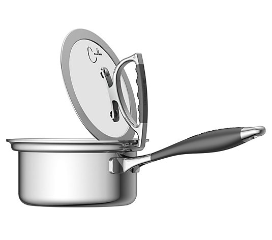 CookCraft by Candace 1.5-qt Sauce Pan with Glass Latch Lid