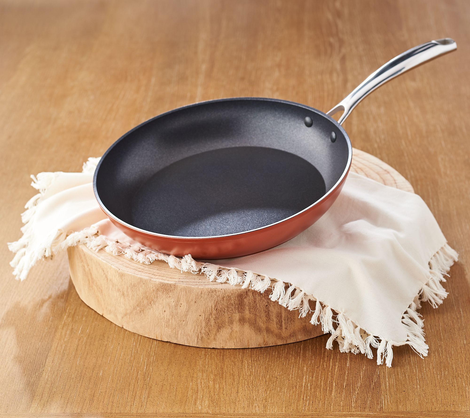 Lehman's Cast Iron Skillet - Nitrogen Hardened Cookware, Tough But Lightweight, No Need to Season, Silicone Safety Handle Included - 12 inch