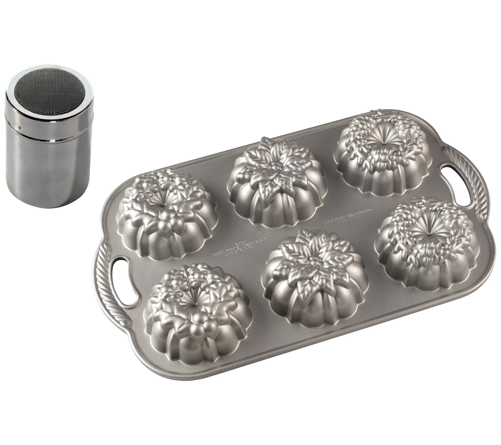 Nordic Ware International Specialties Heavy Cast Aluminum Mini Scone Pan