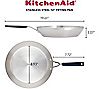 KitchenAid 12" Stainless Steel Frying Pan, 4 of 6