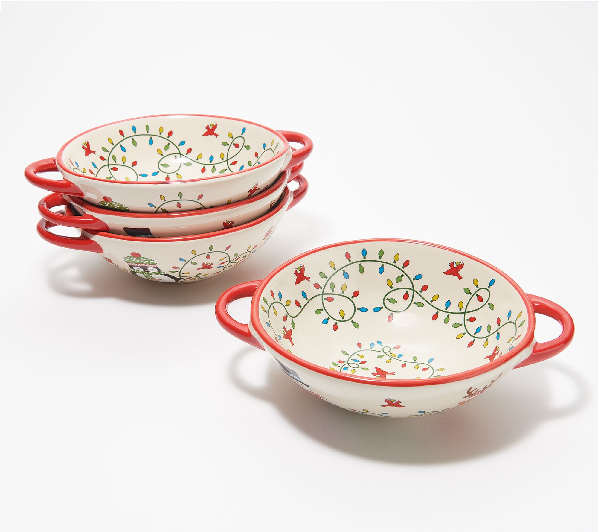 Temptations Seasonal Set of 4 Essential Wok Bowls