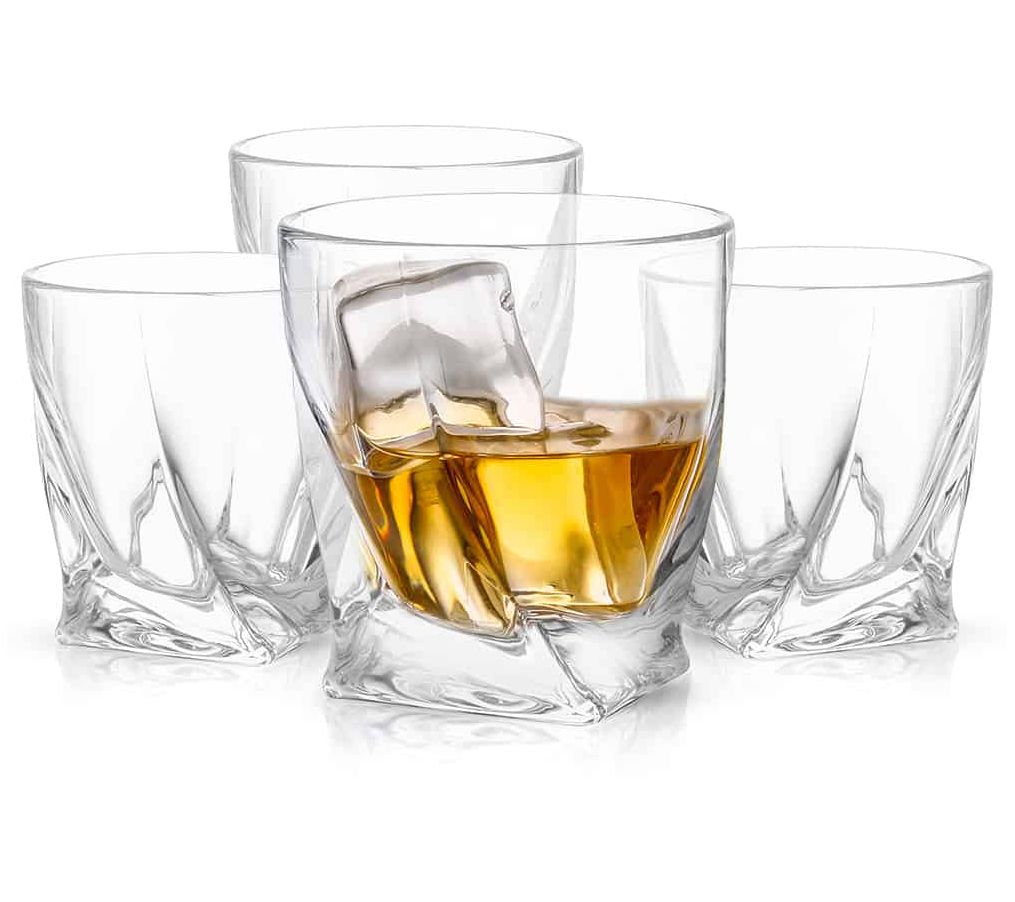 JoyJolt Halo Whiskey Glass - Set of 4