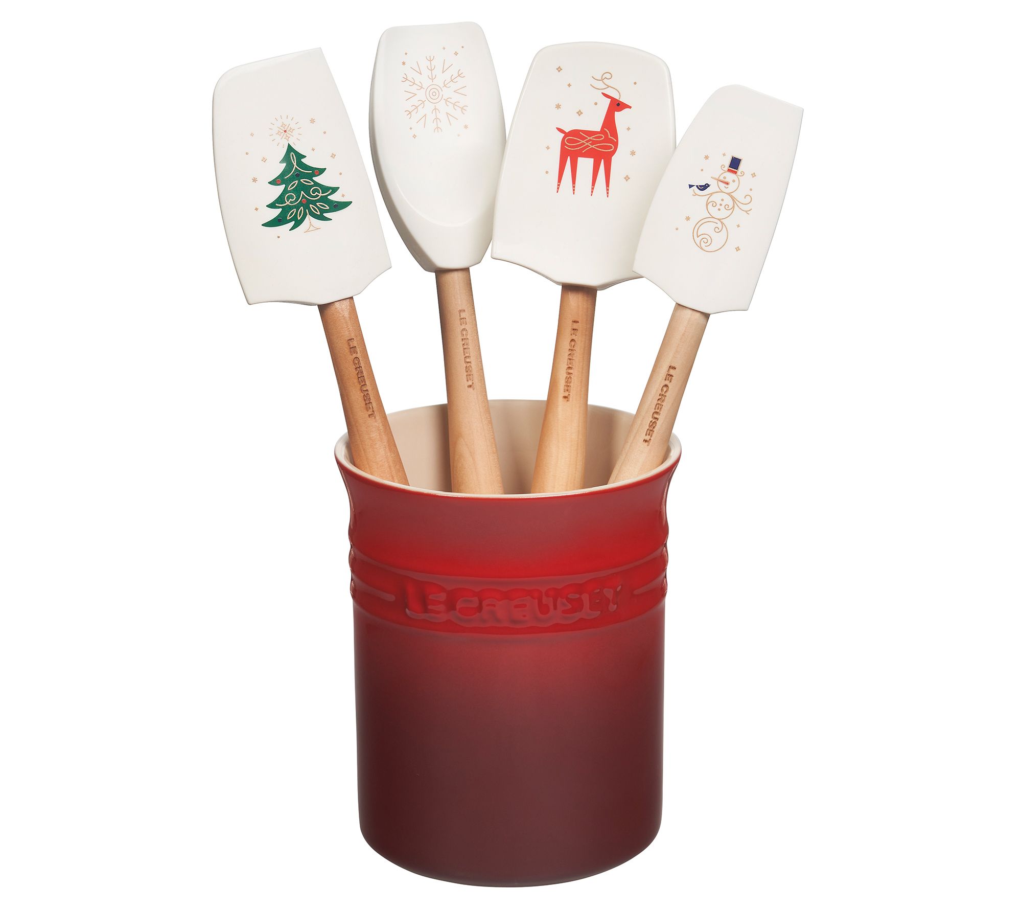Le Creuset Noel Utensil & Crock Set