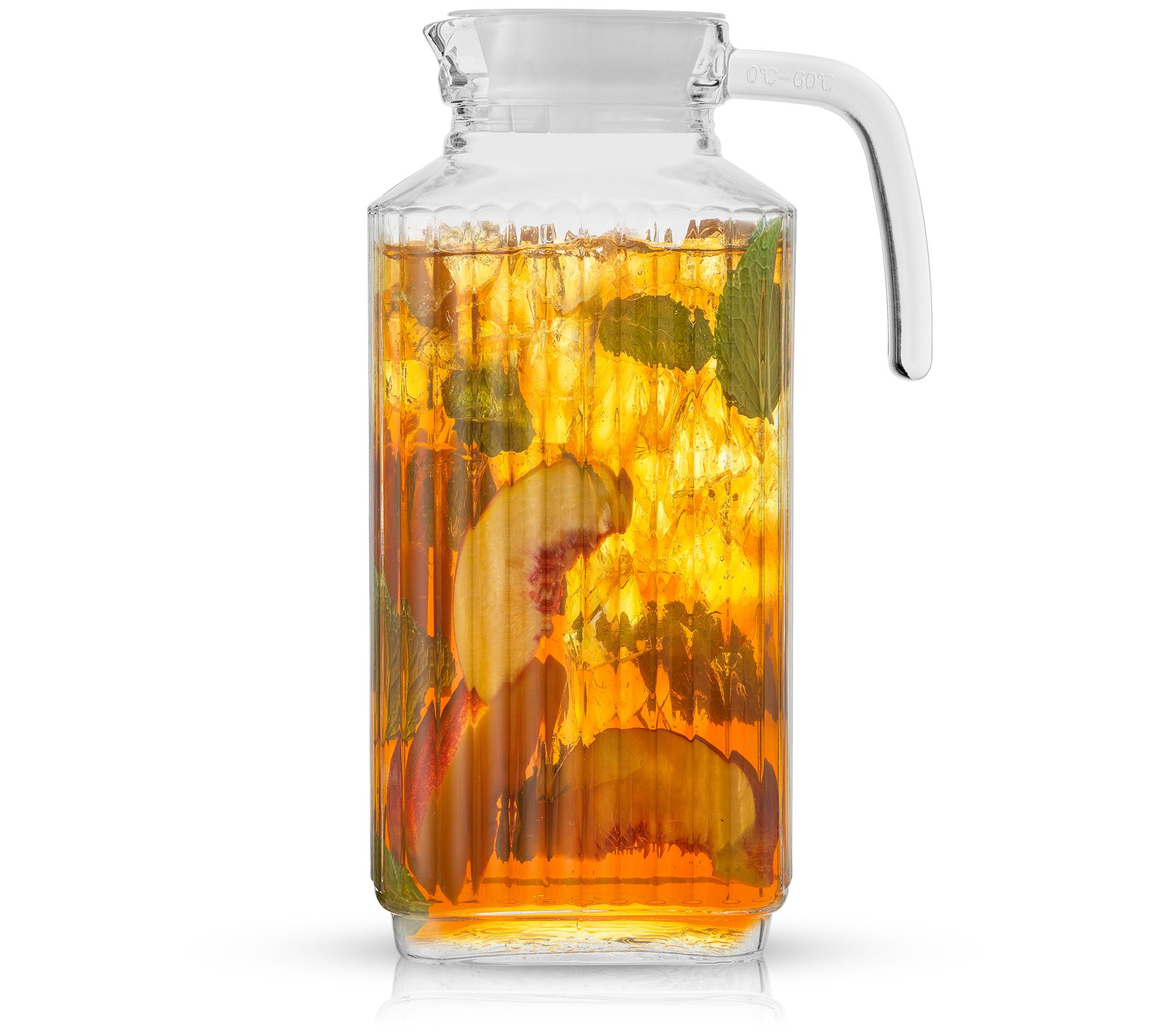 JoyJolt® 60oz. Beverage Serveware Glass Pitcher