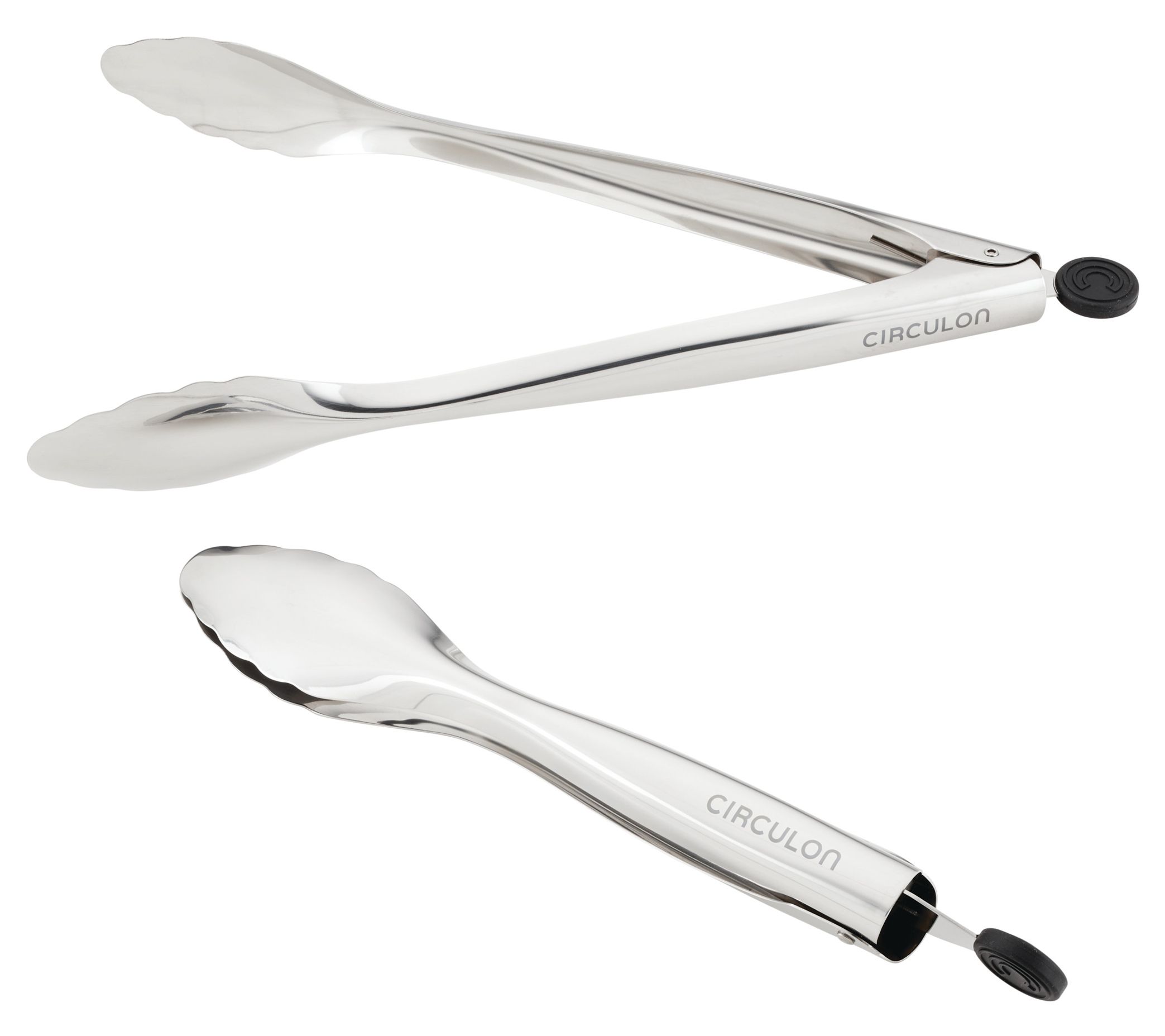 Circulon Stainless Steel Kitchen Tongs Set, 2 P iece