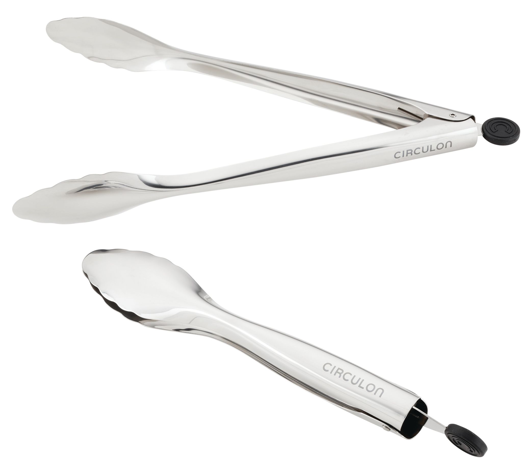 Circulon Stainless Steel Kitchen Tongs Set, 2 Piece