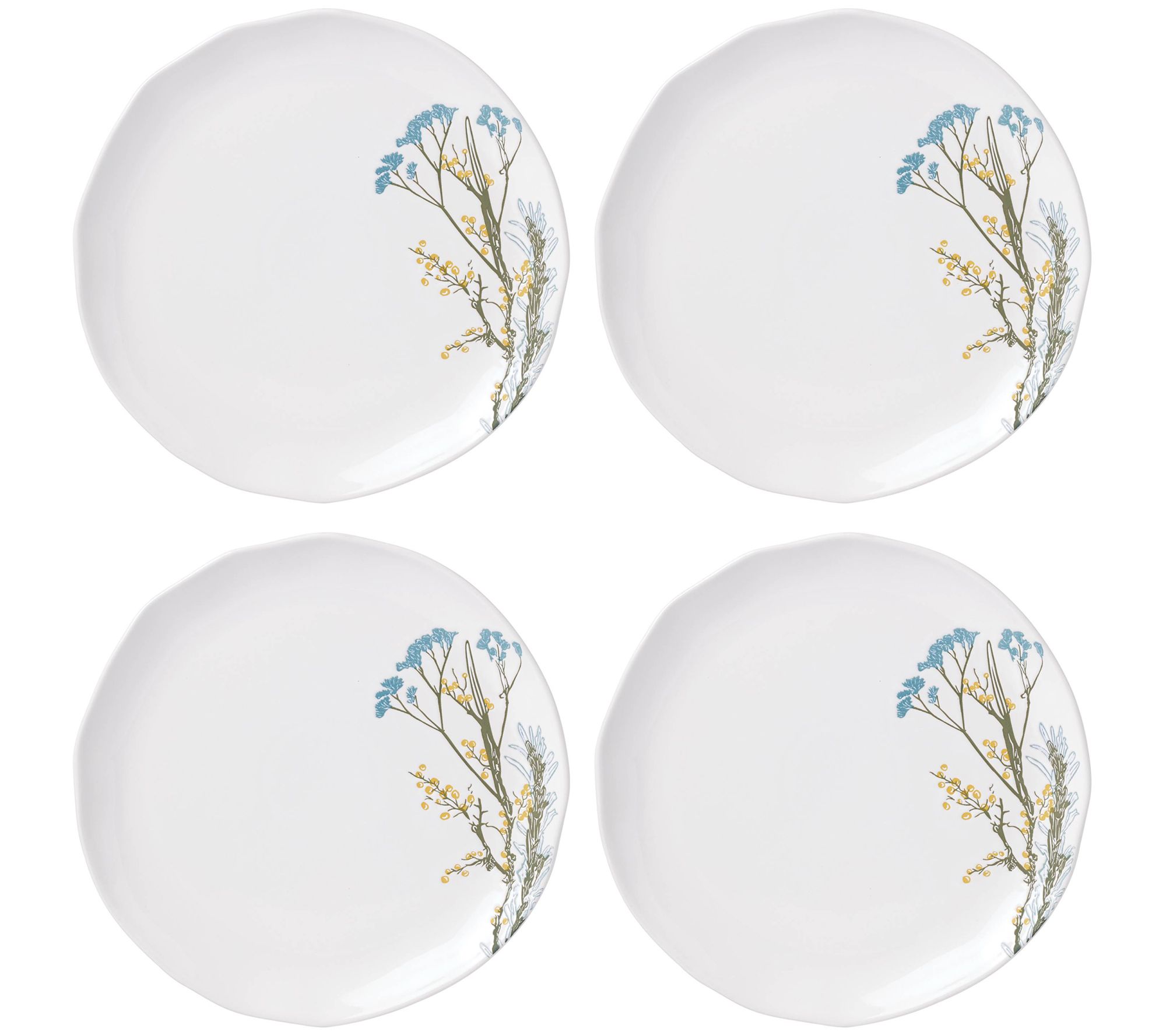 Lenox Wildflowers Set of 4 Dinner Plates