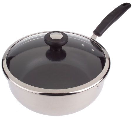 Le Creuset 2 qt Stainless Steel Sauce Pan w Lid - Marcel's