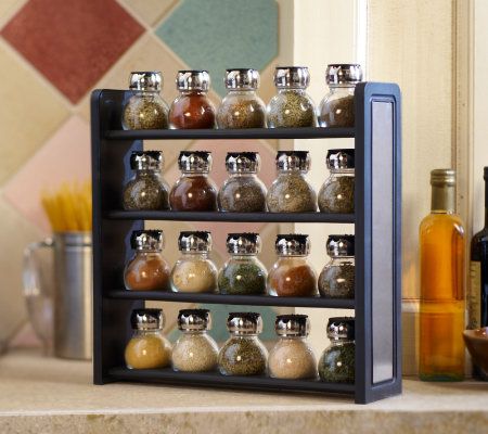 Olde Thompson 20 Jar Traditional Spice Rack