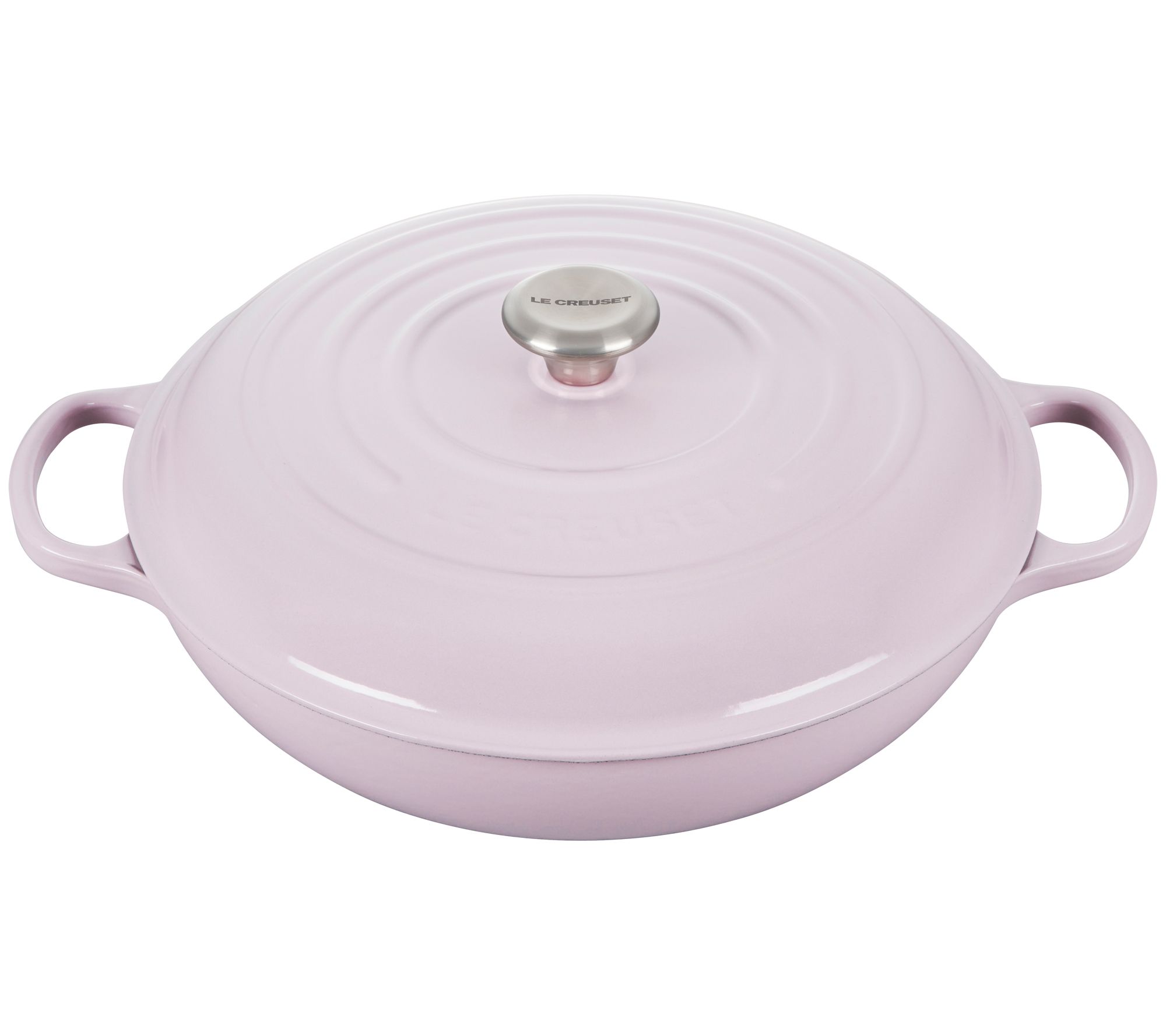 Le Creuset 4.5 qt Oval Dutch Oven w/Grill Pan Lid & Accessories on QVC 