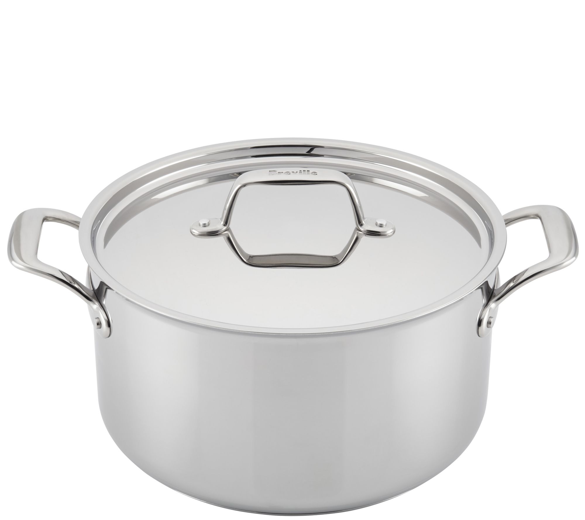 Breville Thermal Pro Clad Stainless Steel 3-quart Covered Saucepan