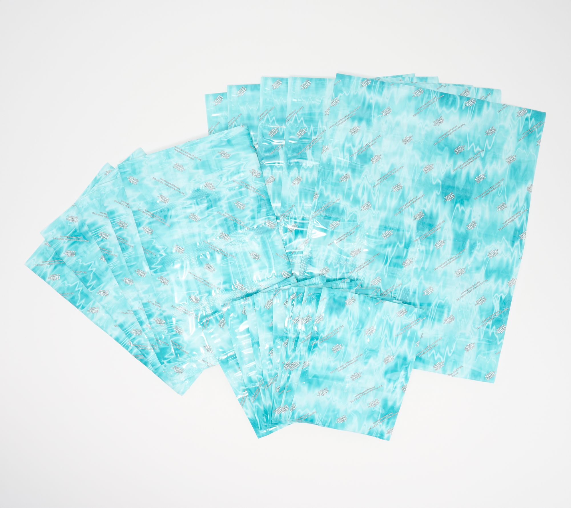Chillz Set of 20 Reusable Printed Ice Sheets