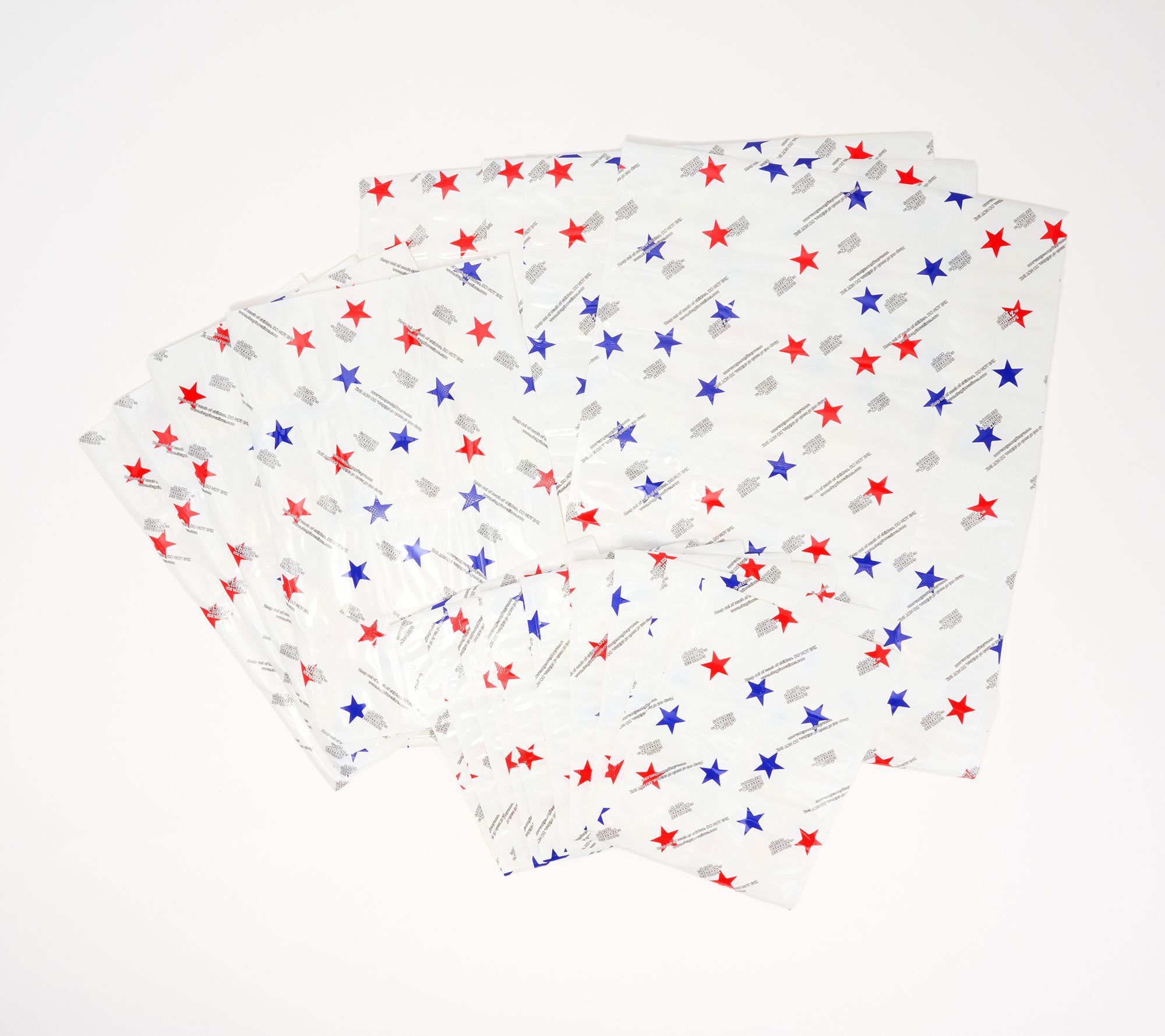Chillz Set of 20 Reusable Printed Ice Sheets