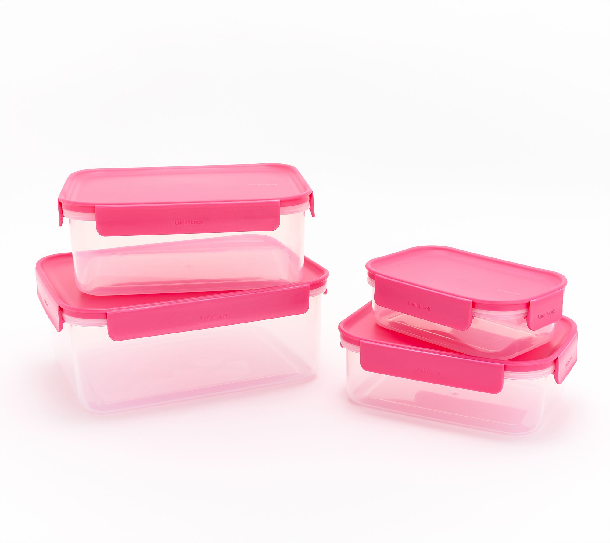 LocknLock 4-Pc Nestable Rectangle Storage Set