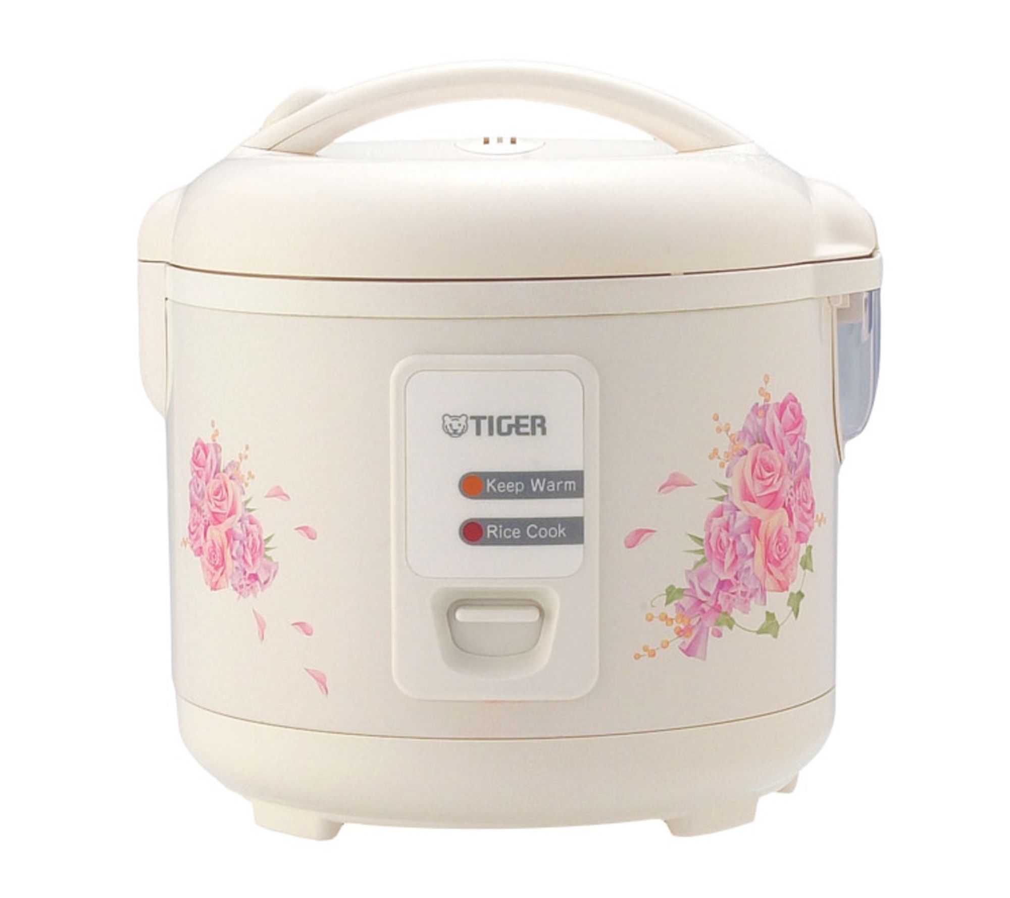 Tiger 10 Cup Floral White Rice Cooker