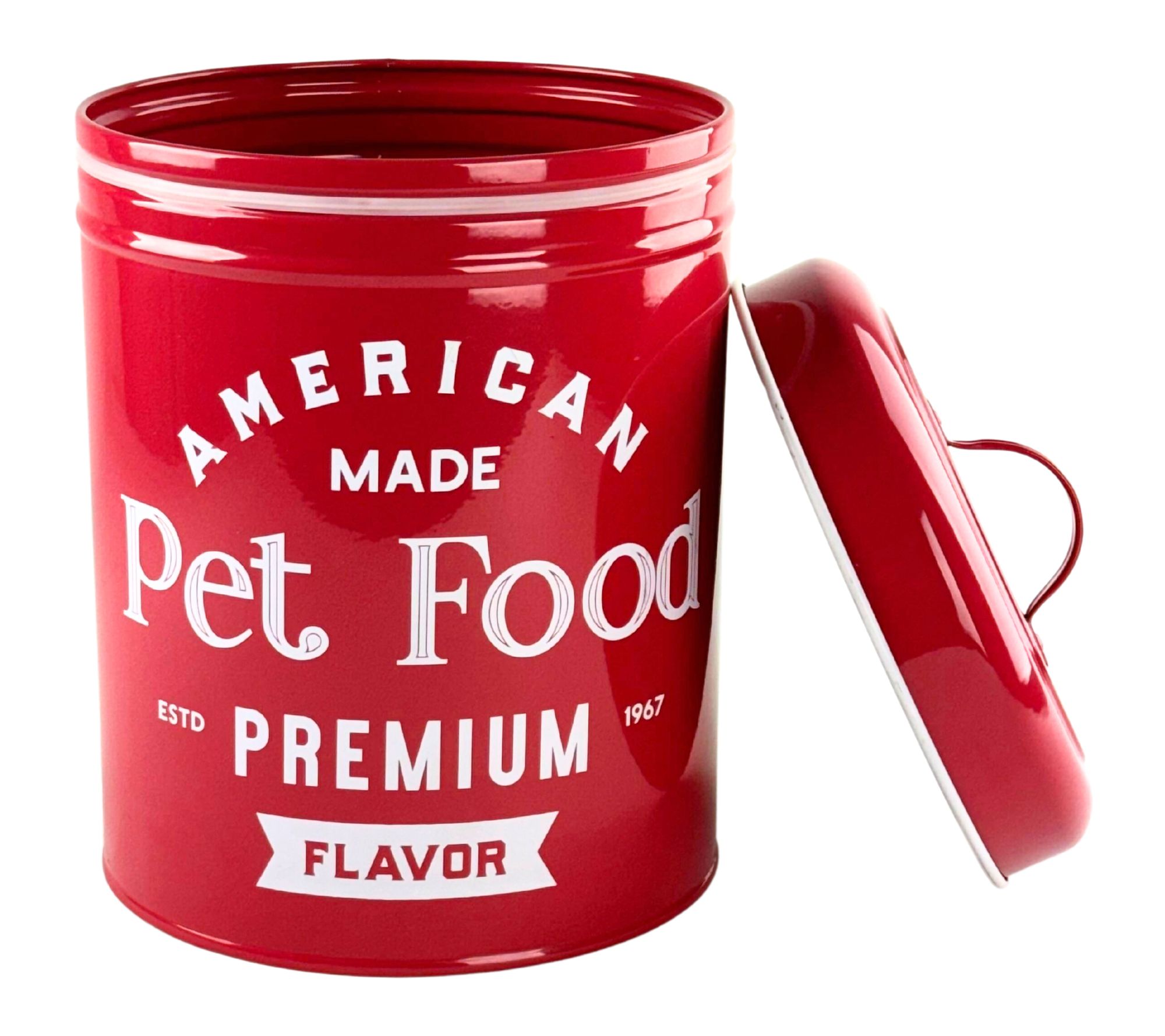 10 Strawberry Street American Made Dog Metal Canister
