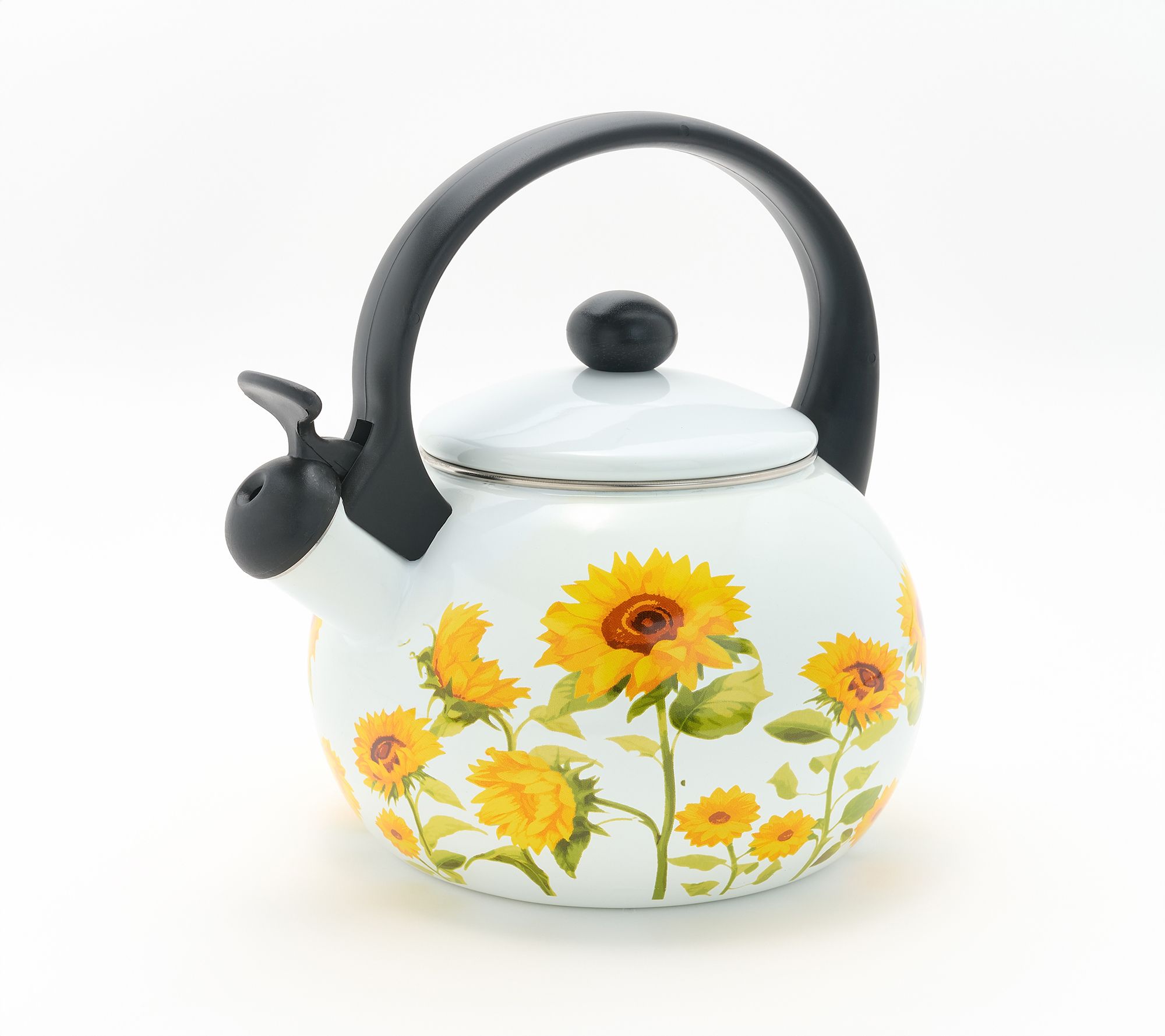 "As Is" Temp-tations Harvest 2.3-qt Enamel on Steel Tea Kettle