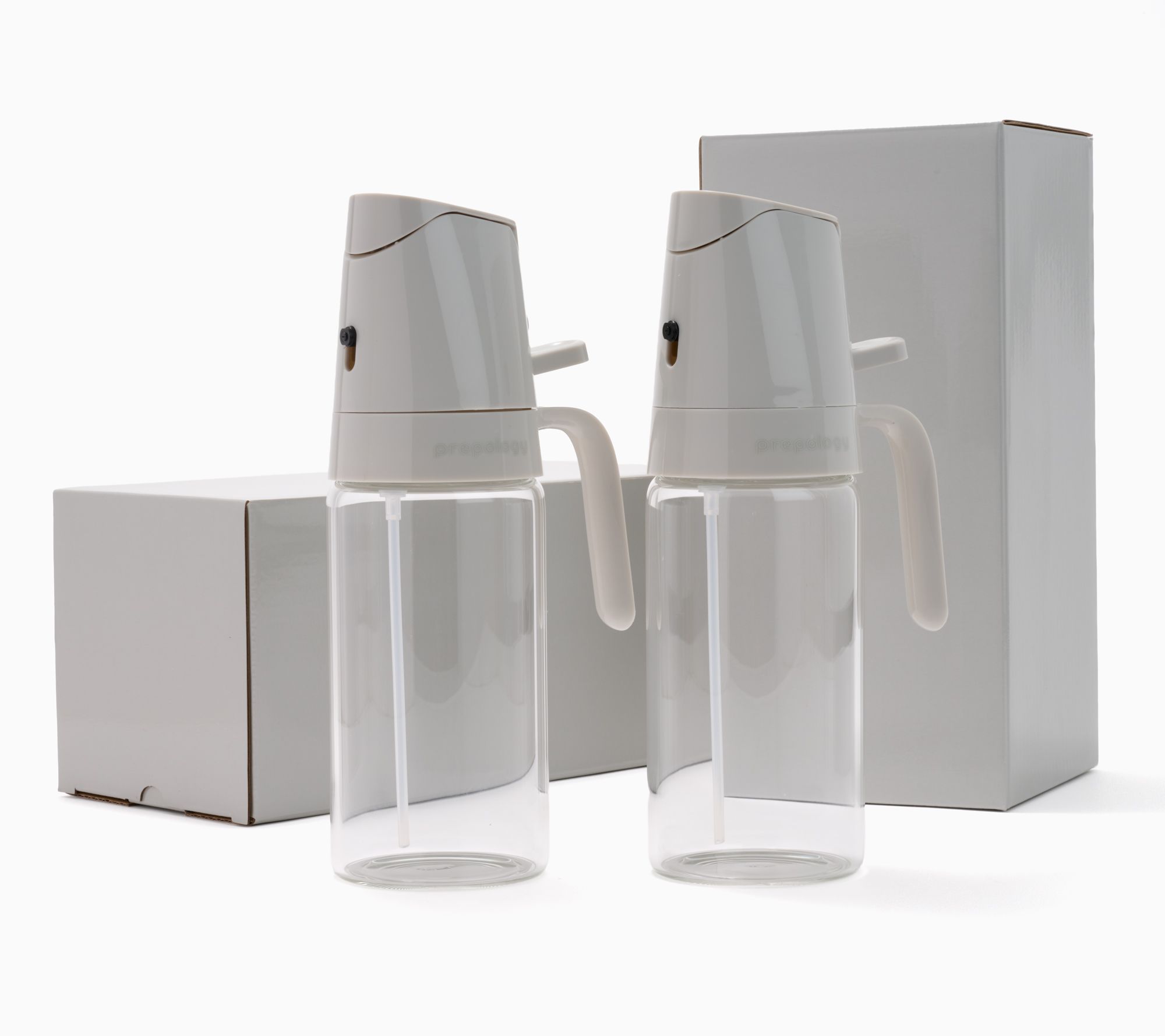 Prepology Set of 2 Pour & Spray Oil Dispencers w/ Gift Boxes
