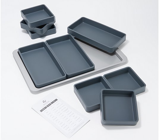 Prepd Cheat Sheets Pro Set S/10 Silicone Nonstick Baking Trays