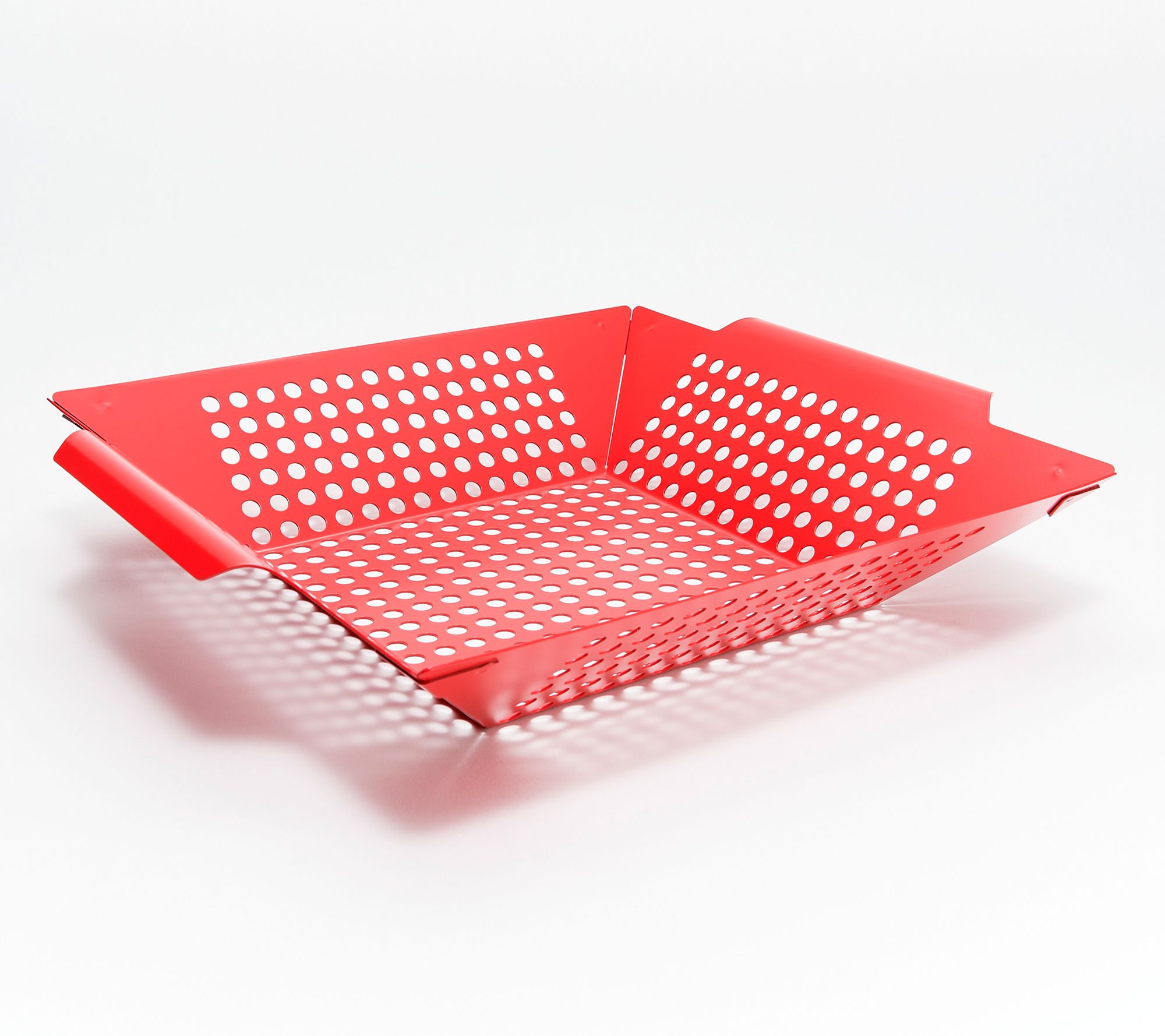 Cook's Essentials 14" x 12" Carbon Steel Grill Basket