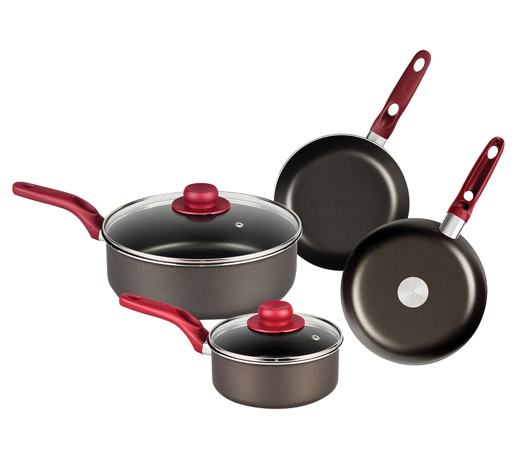 Ekco Evolution 6 Piece Aluminum Cookware Set - QVC.com