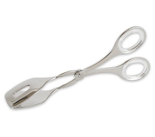 RSVP Small Stainless Steel Serving Tongs with Arylic Handles