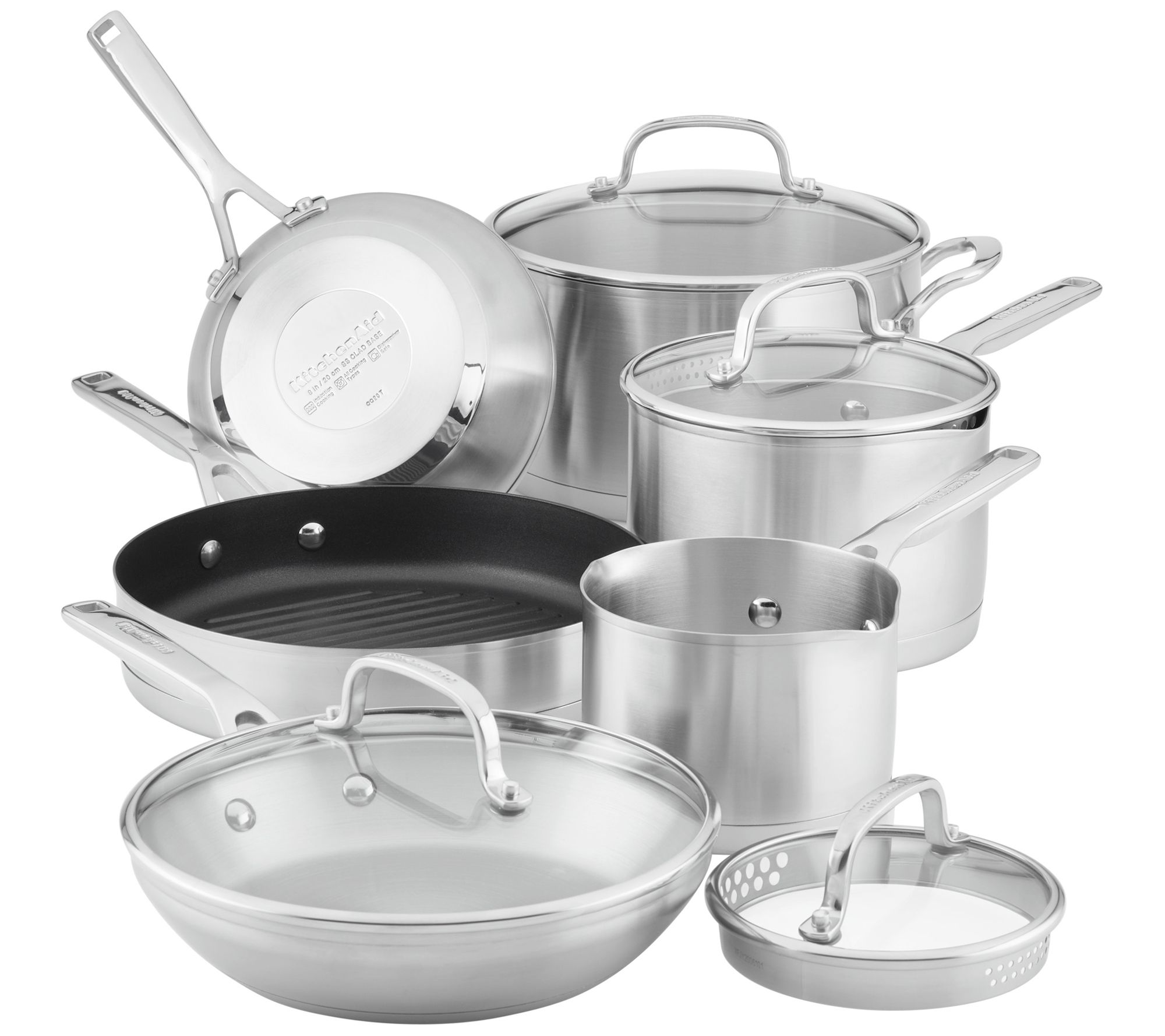 Cusine Select Abruzzo Stainless Steel 12 Piece Cookware Set : Target