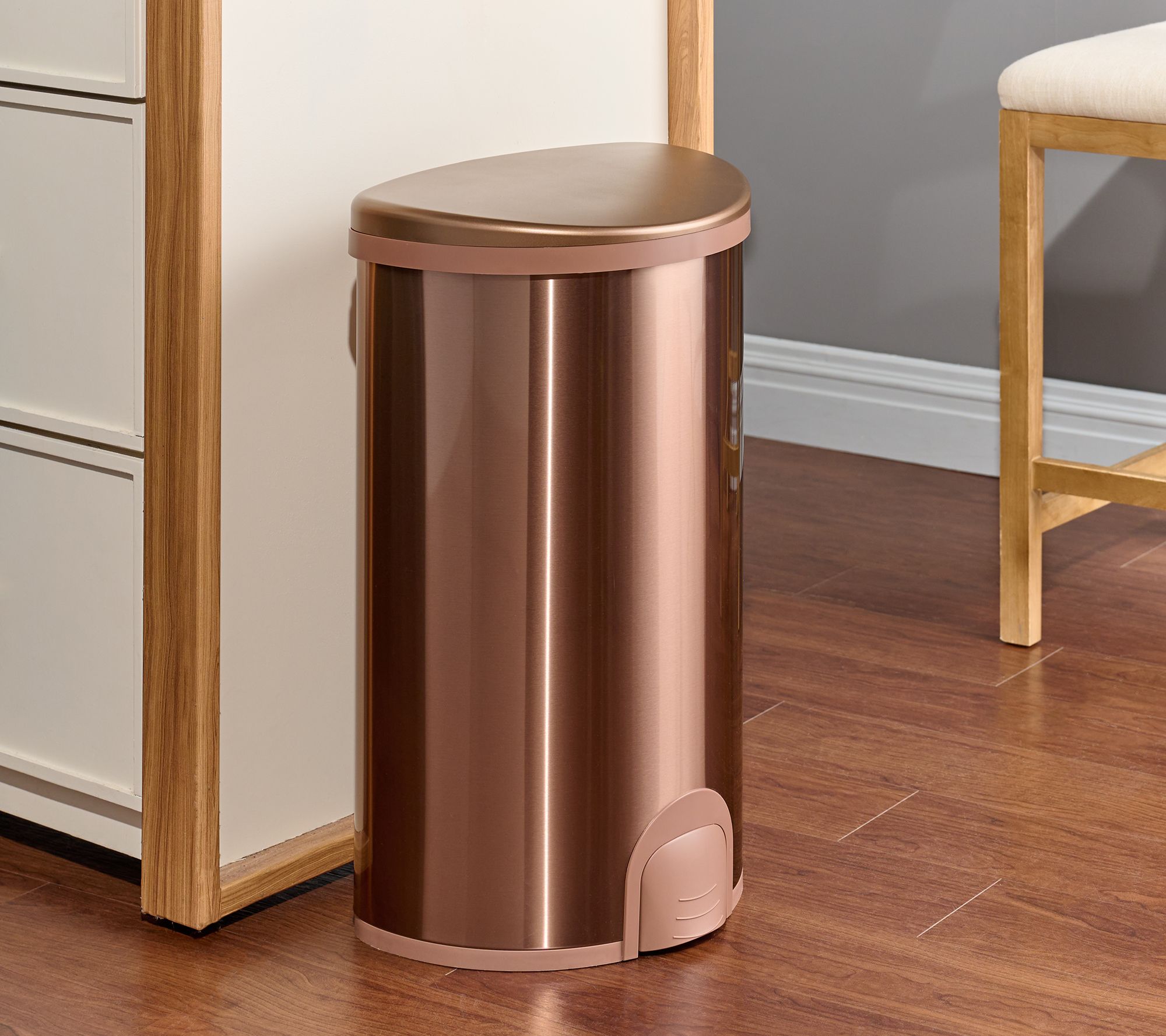 Cella 13-Gallon Stainless Steel Auto-Tap Sensor Trash Can