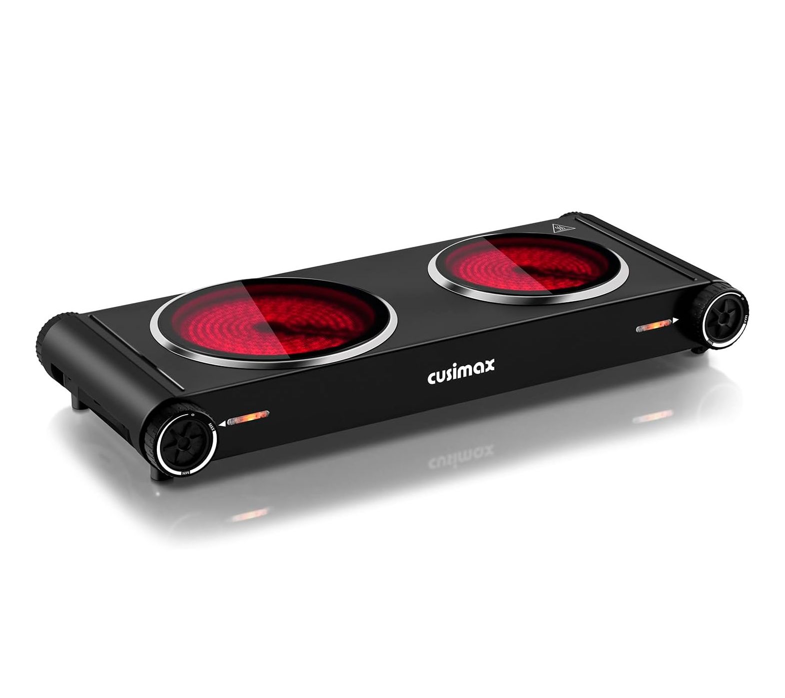 CUSIMAX Ceramic Infrared Double Hot Plate Cooktop