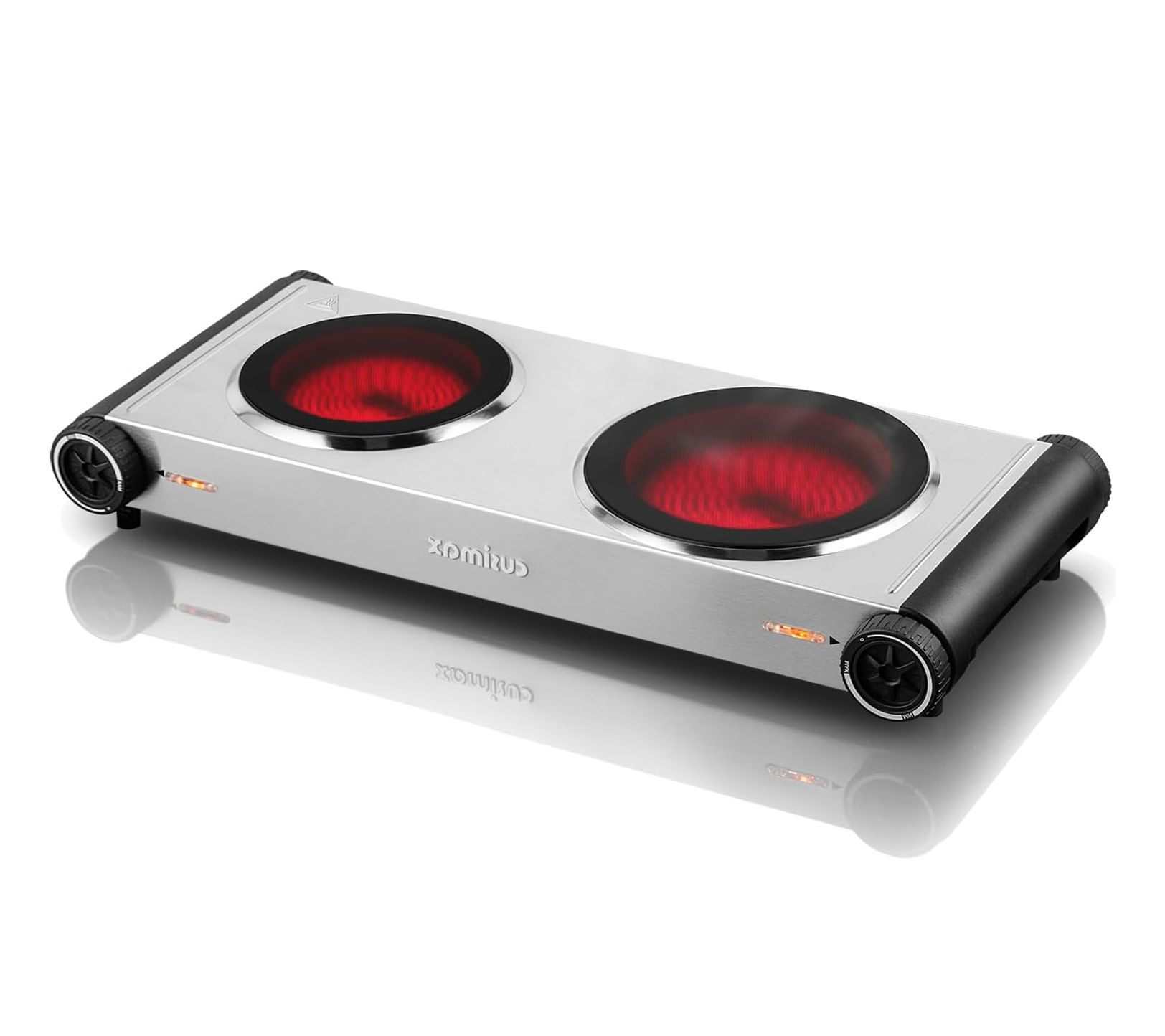 CUSIMAX Ceramic Infrared Double Hot Plate Cooktop