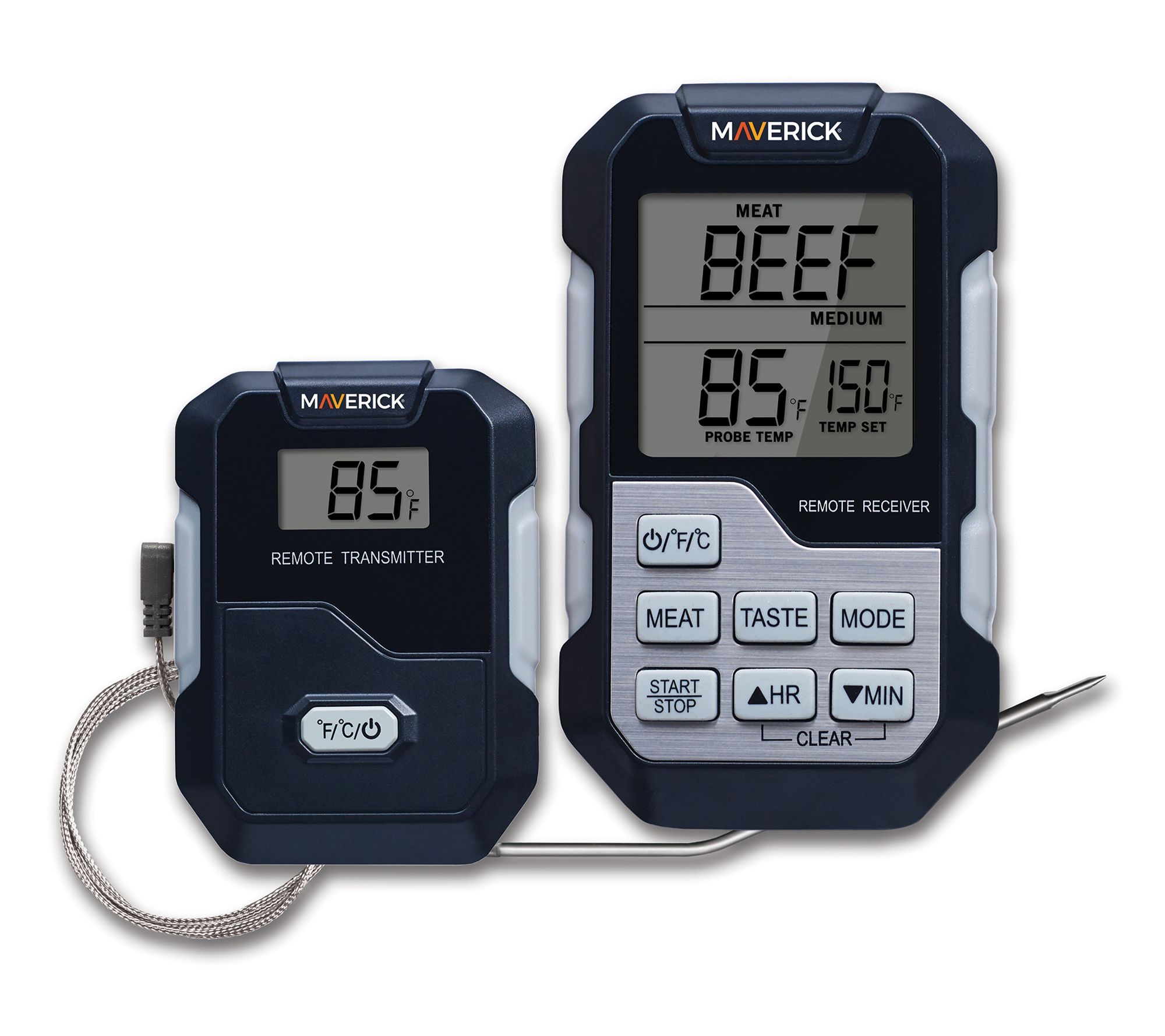 Maverick Long Range Remote Cooking Thermometer,  Single Probe