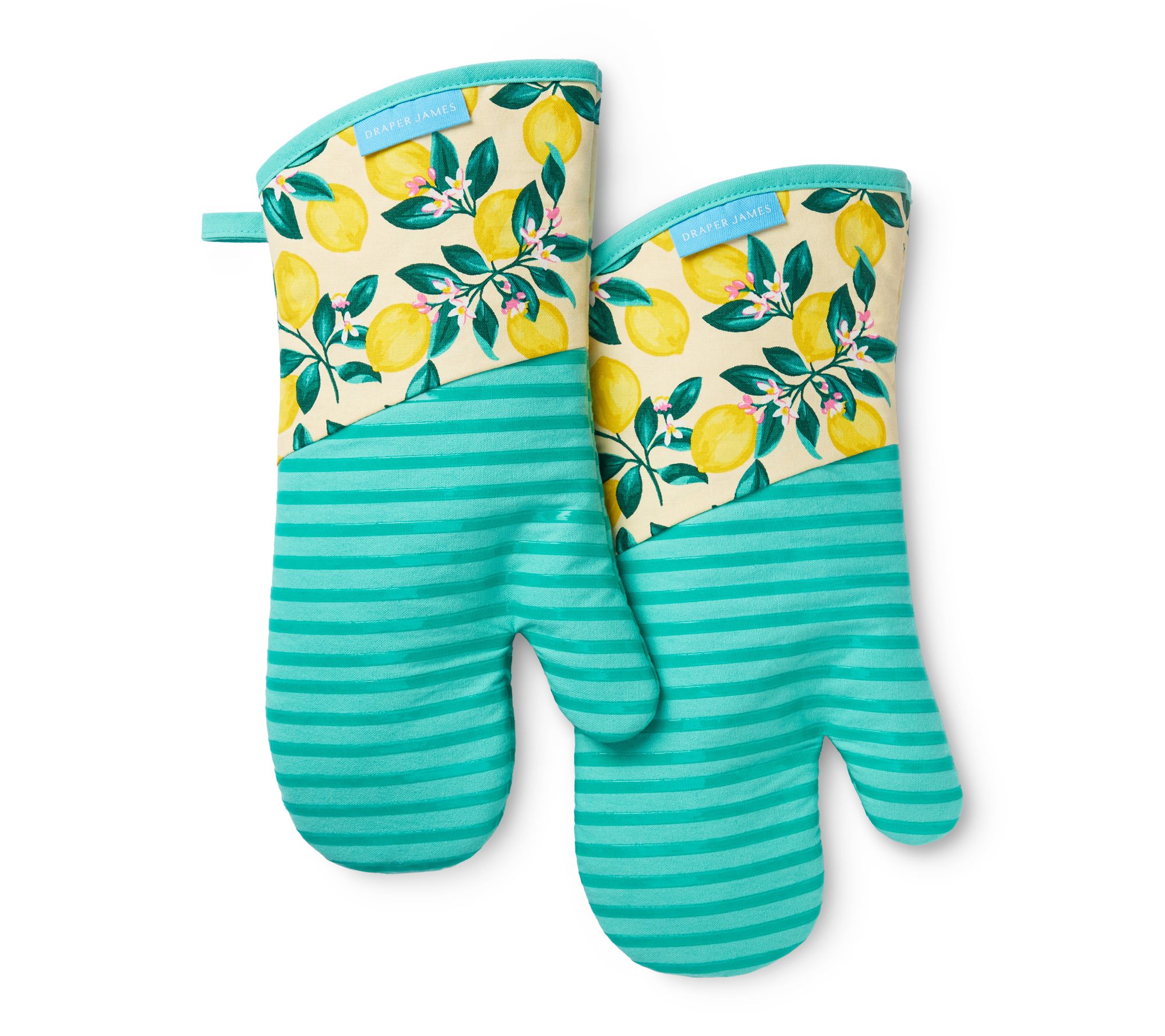 Draper James Lemon Blossom Oven Mitt 2-Pack Set