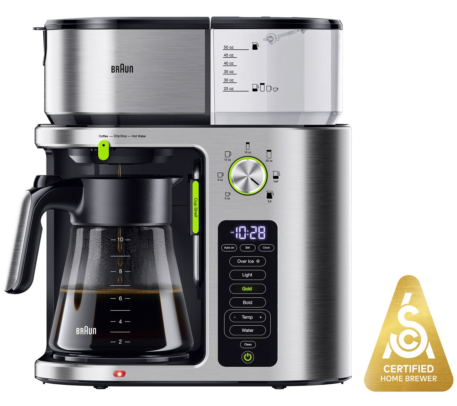 Braun MultiServe 10Cup SCA Certified Coffee Maker