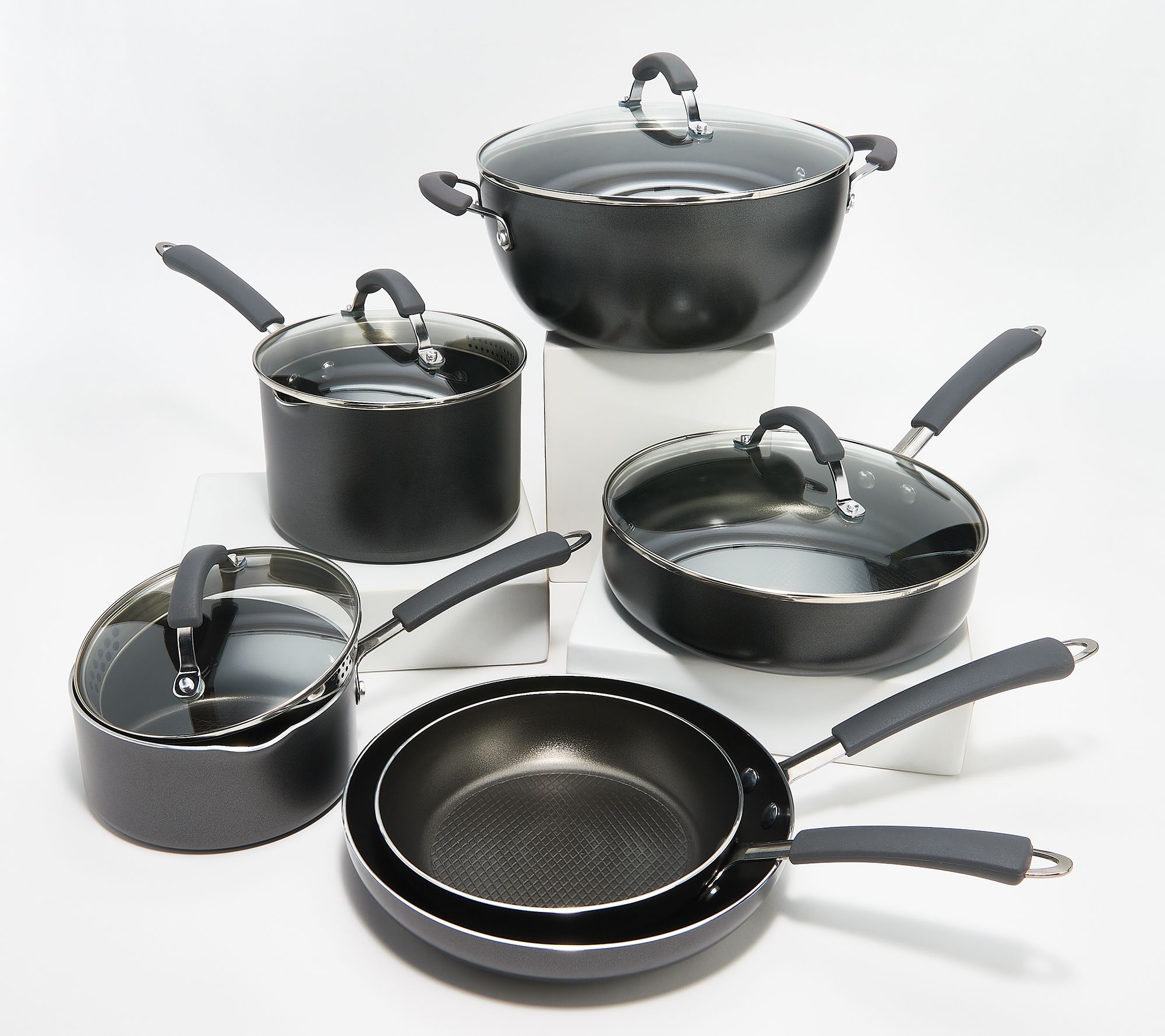 Ayesha Curry 10-Piece Porcelain Enamel Nonstick Pots and Pans Set
