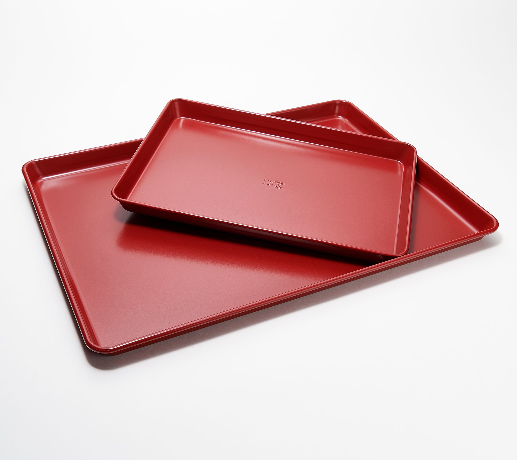 Chicago Metallic Set of 2 Colored Baking Sheets 