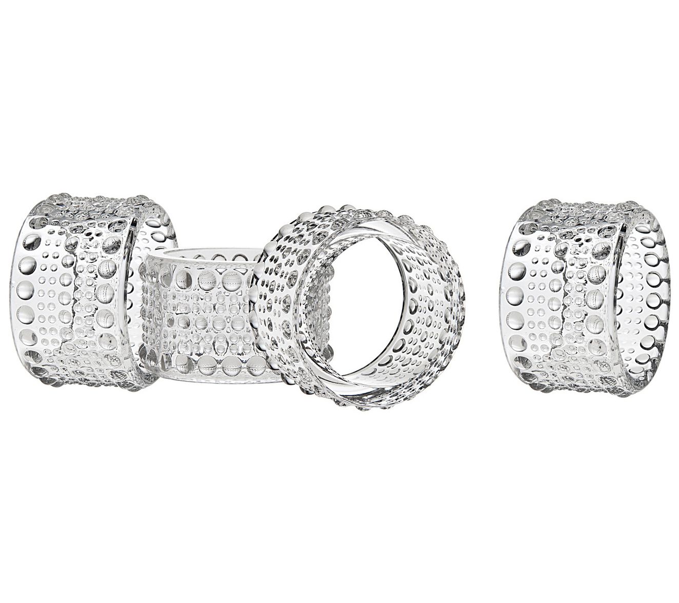 Godinger Set of 4 Lumina Napkin Rings
