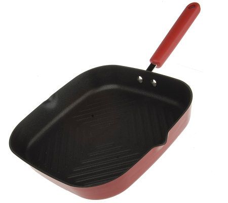 CooksEssentials Hardcoat Enamel II 12 Divided Square Skillet 