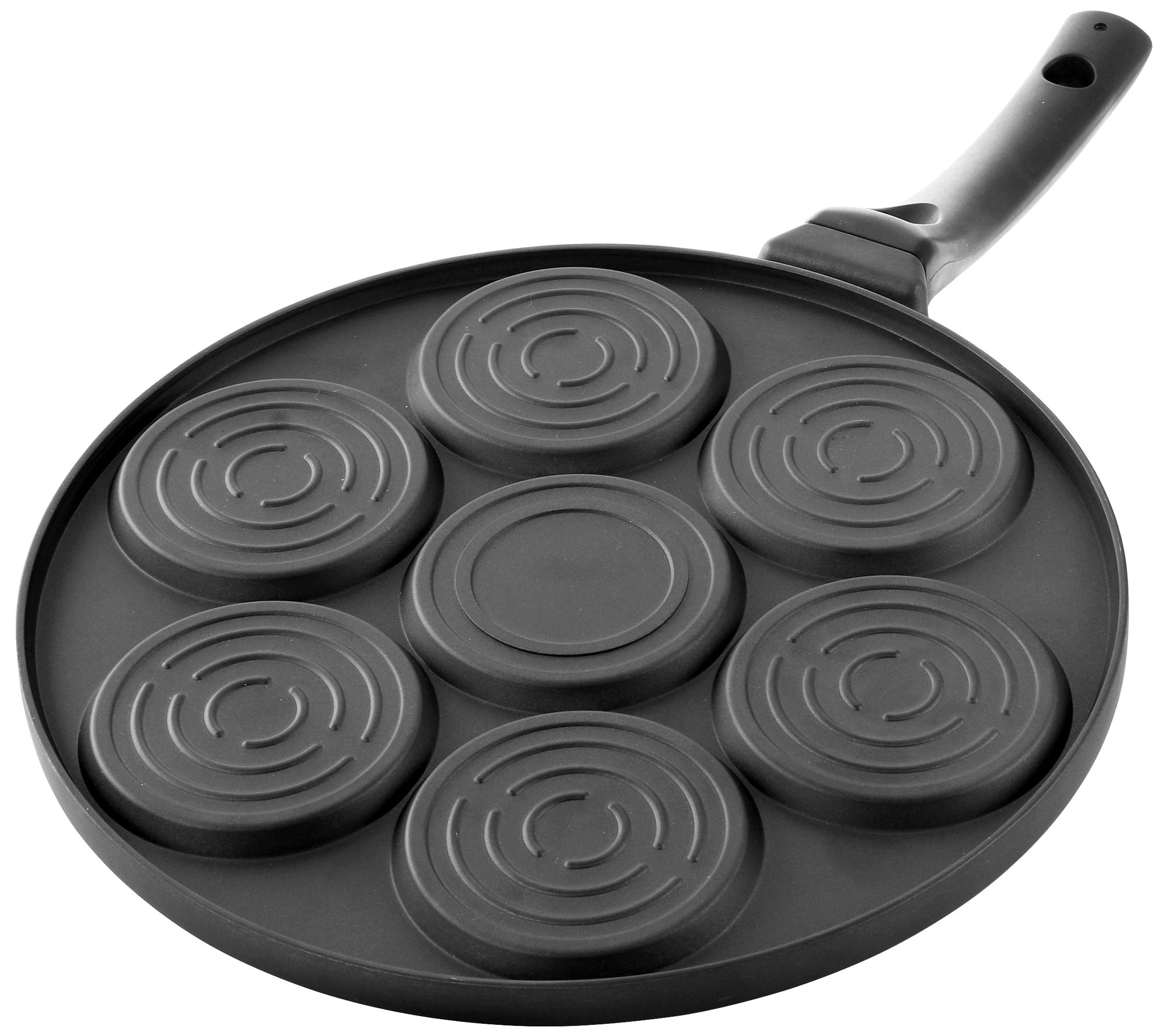 Car & Truck Mini Pancake Pan - Make 7 Unique Flapjack Cars, Nonstick Pan Cake Maker Griddle for Breakfast Fun & Easy Cleanup