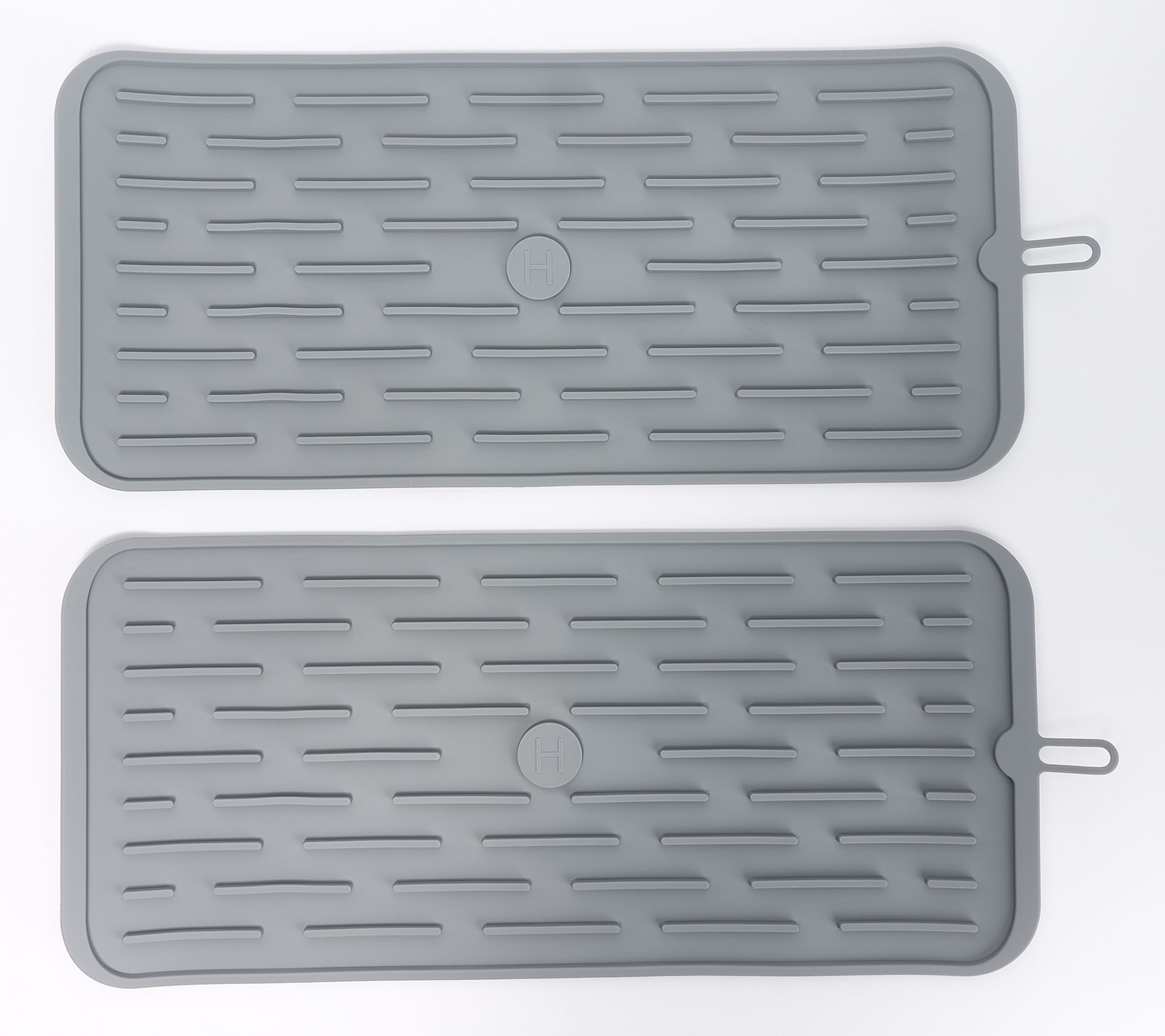 Henning Lee Set of 2 Roll-Up Silicone Drying Mats 